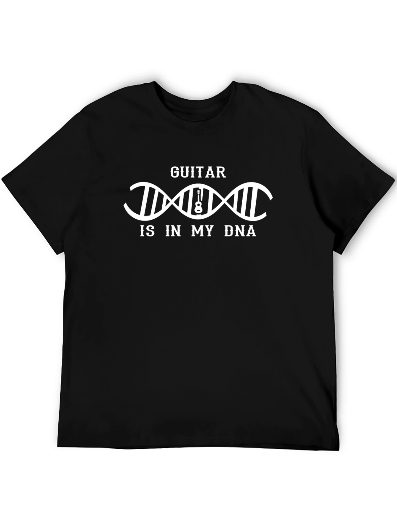 Guitar In My DNA Black T-Shirt