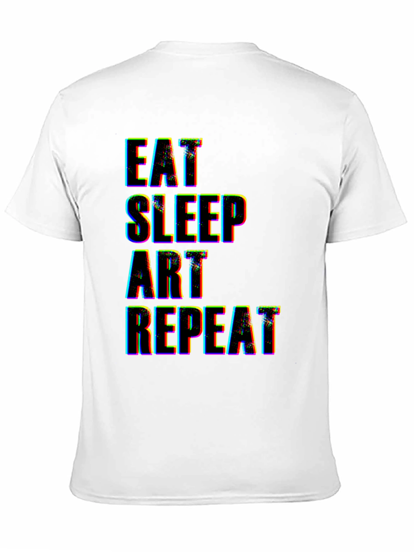 Eat Sleep Art Repeat Graphic T-Shirt