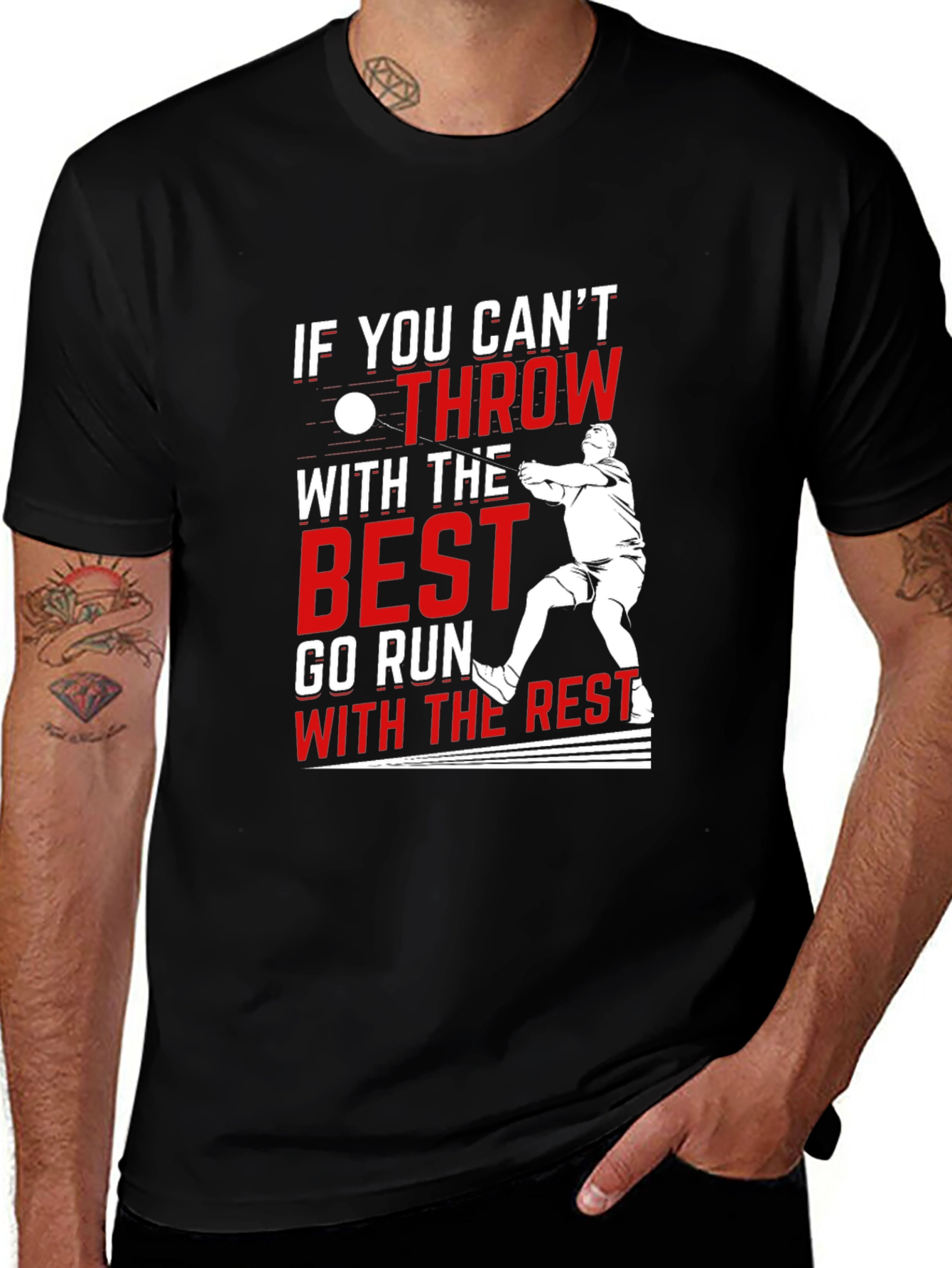 Throwing Sports Graphic T-Shirt