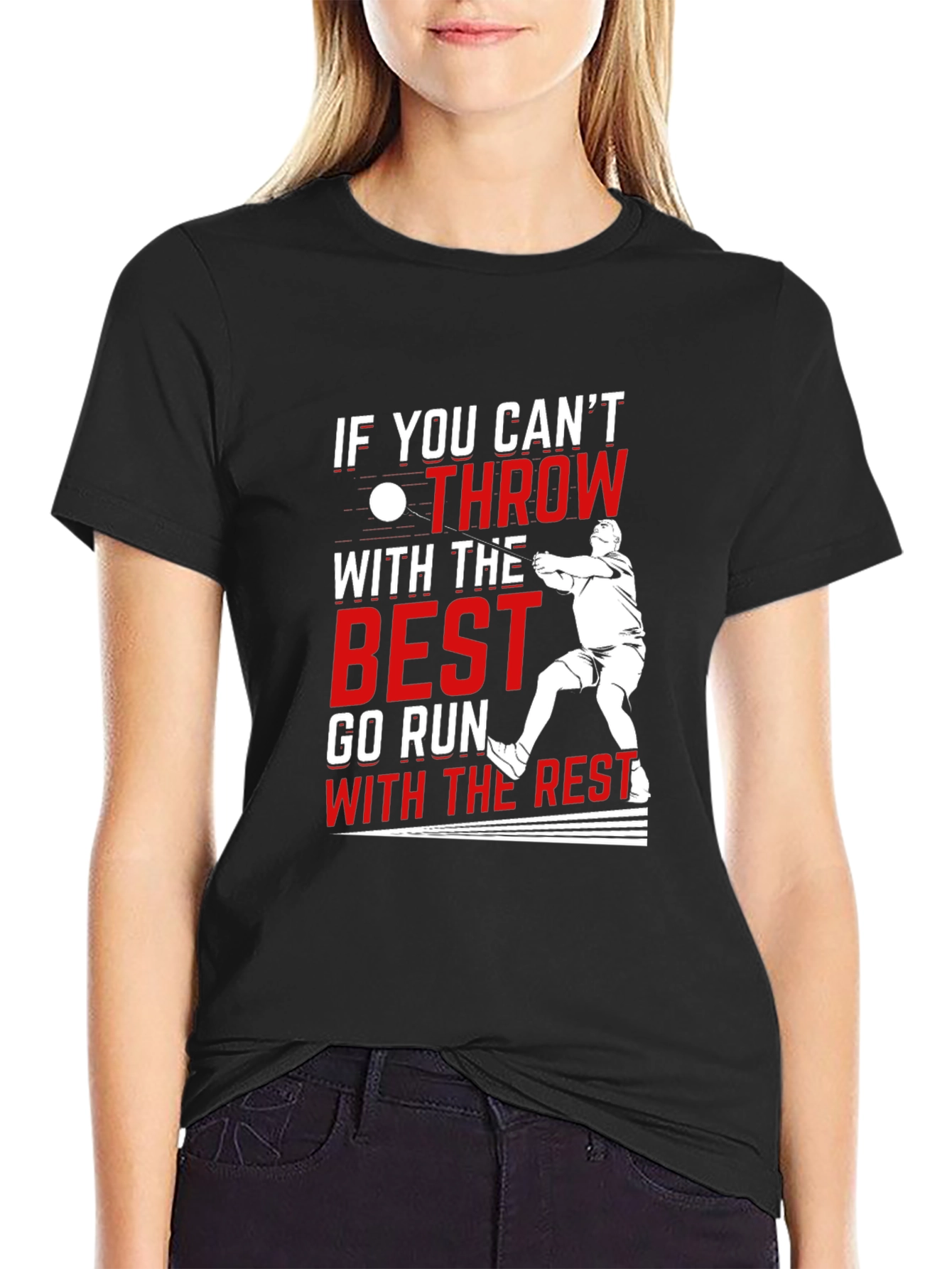 Throwing Sports Graphic T-Shirt