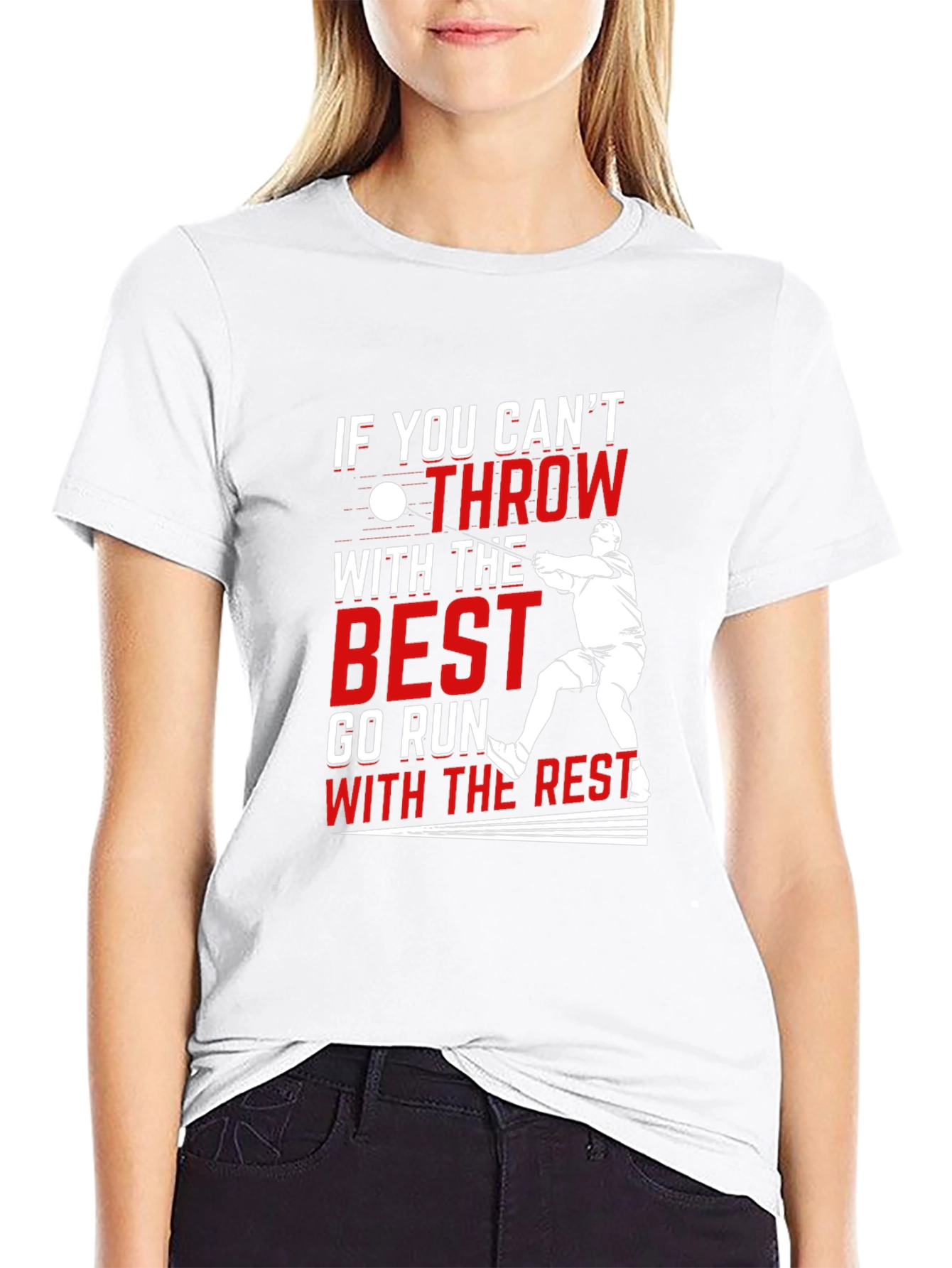 Throwing Sports Graphic T-Shirt
