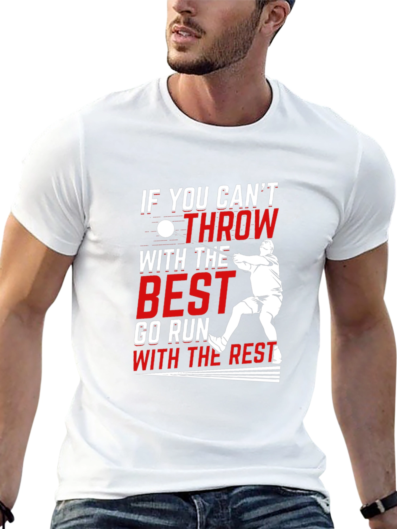 Throwing Sports Graphic T-Shirt