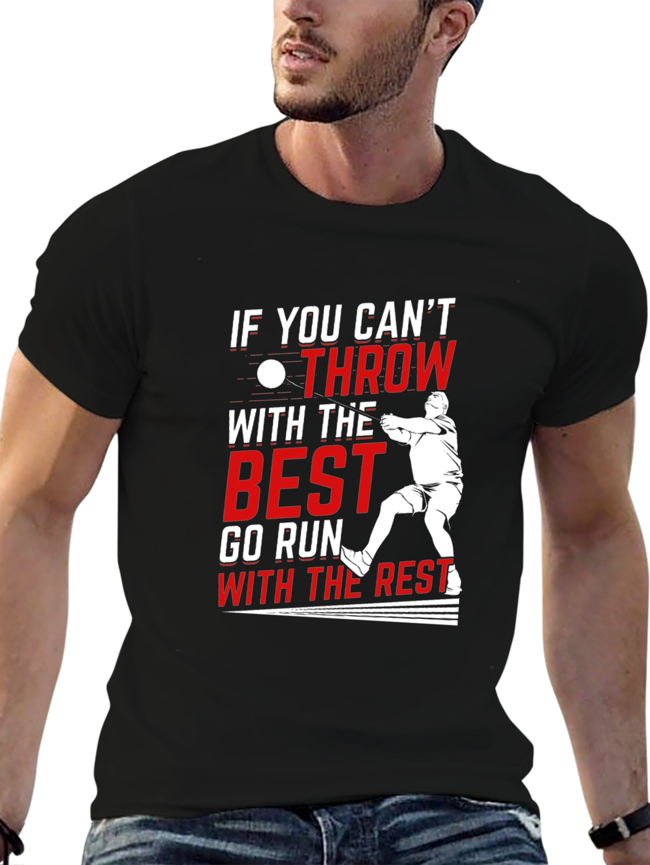 Throwing Sports Graphic T-Shirt