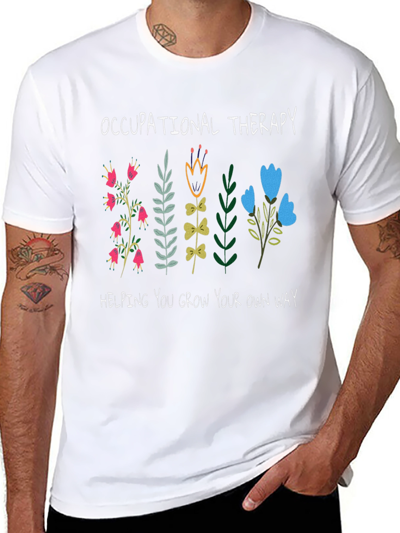 Occupational Therapy Flower Graphic T-Shirt