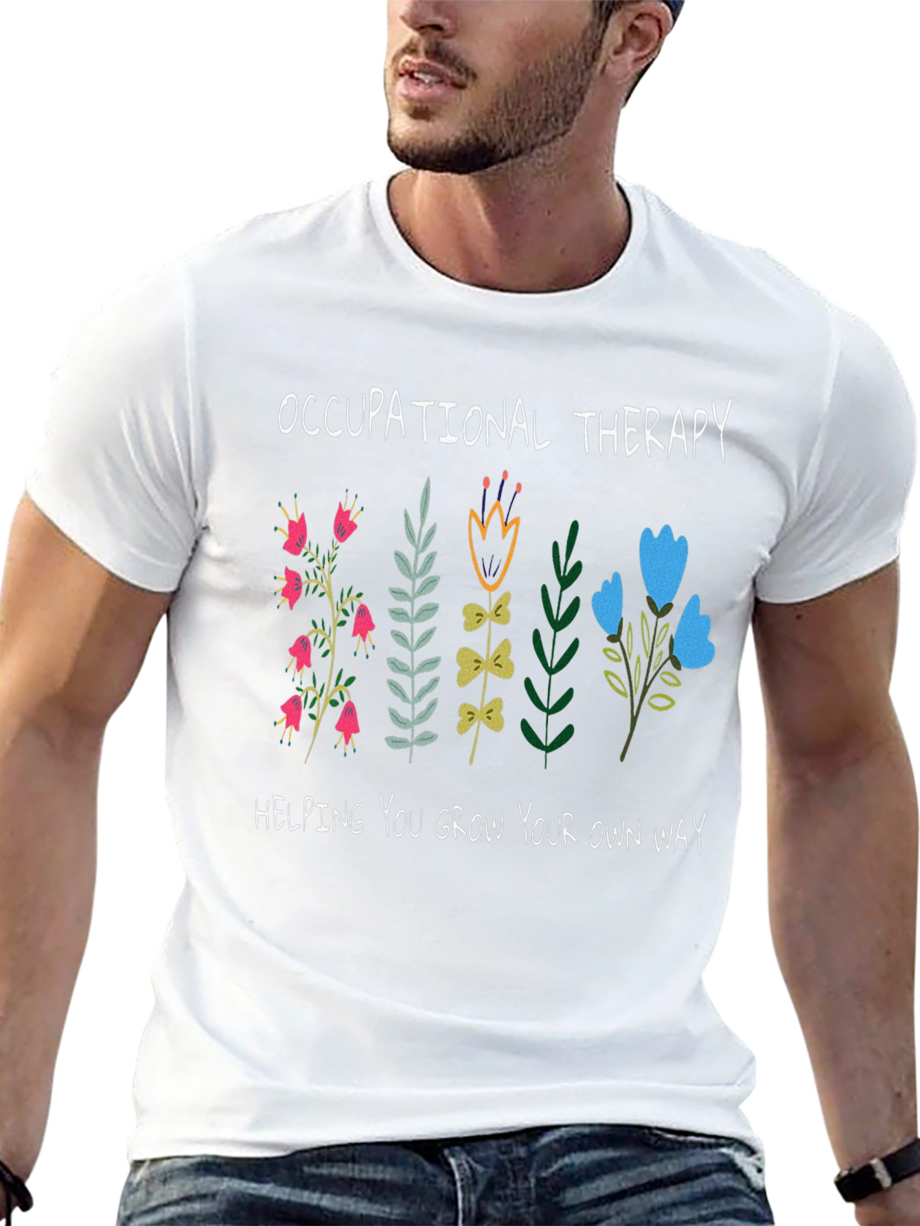 Occupational Therapy Flower Graphic T-Shirt