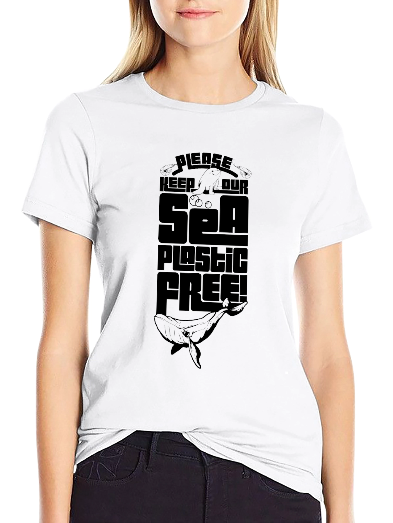 Keep Our Seas Plastic Free Graphic Tee