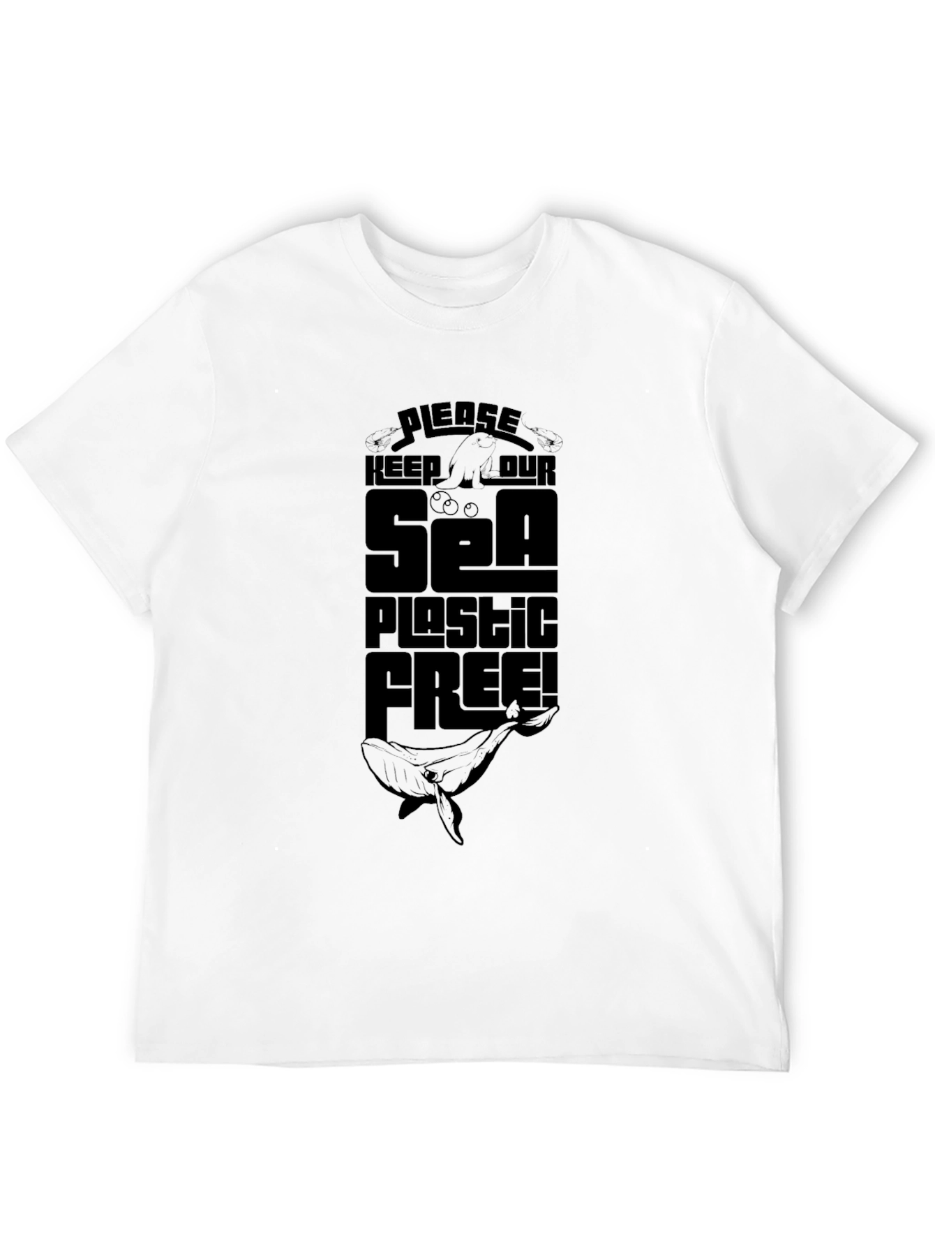 Keep Our Seas Plastic Free Graphic Tee