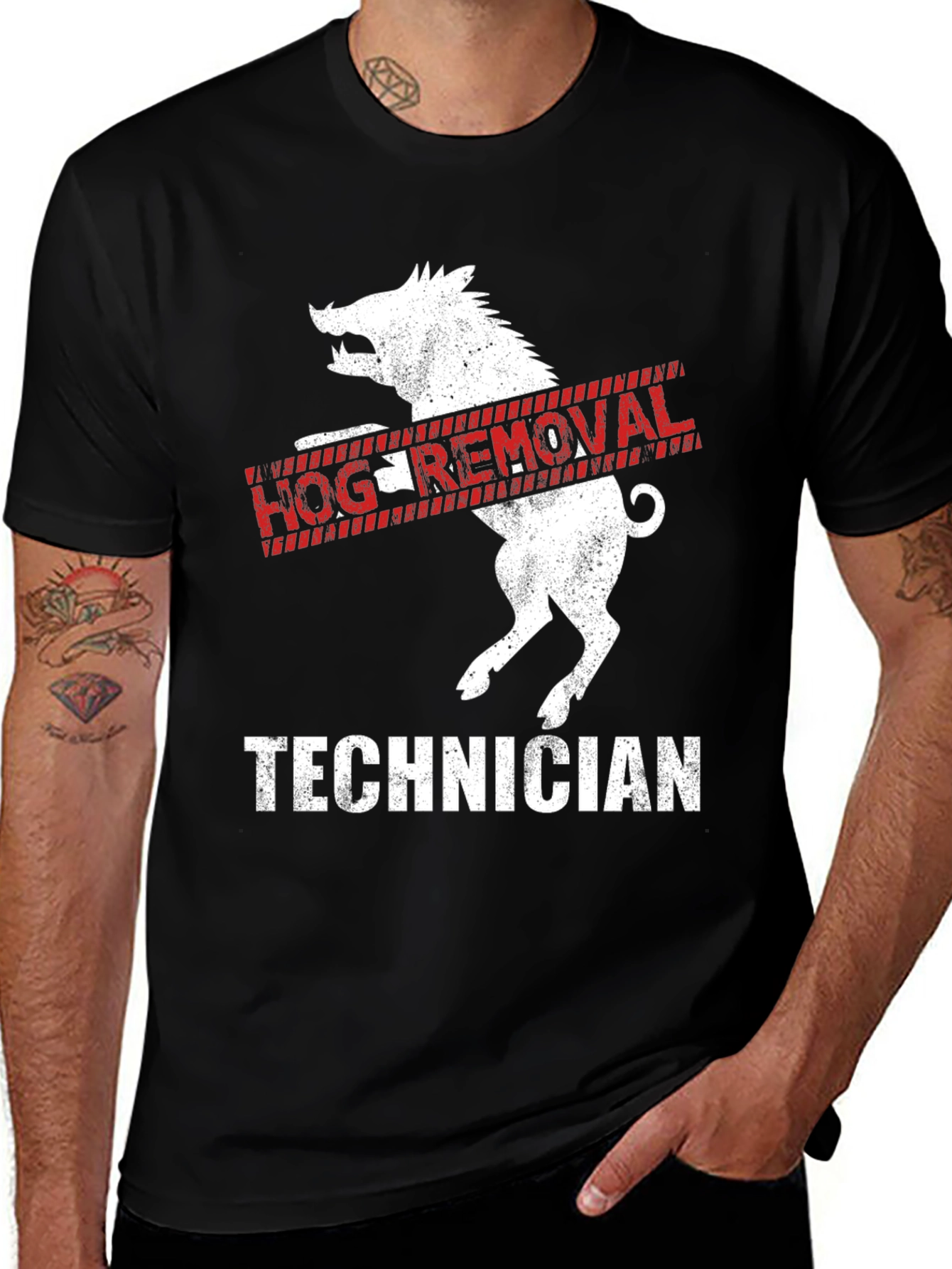 Hog Removal Technician Graphic Tee