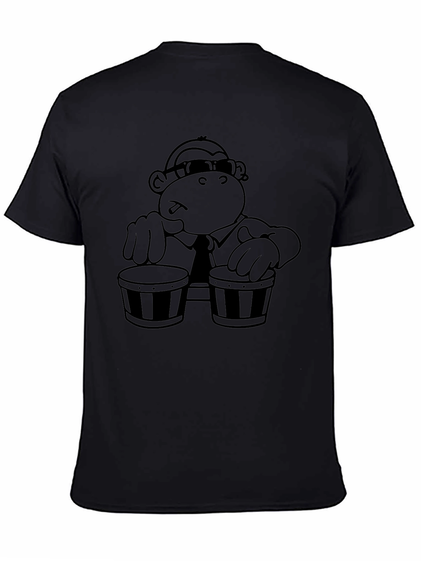 Cool Monkey Bongo Drum Player T-Shirt