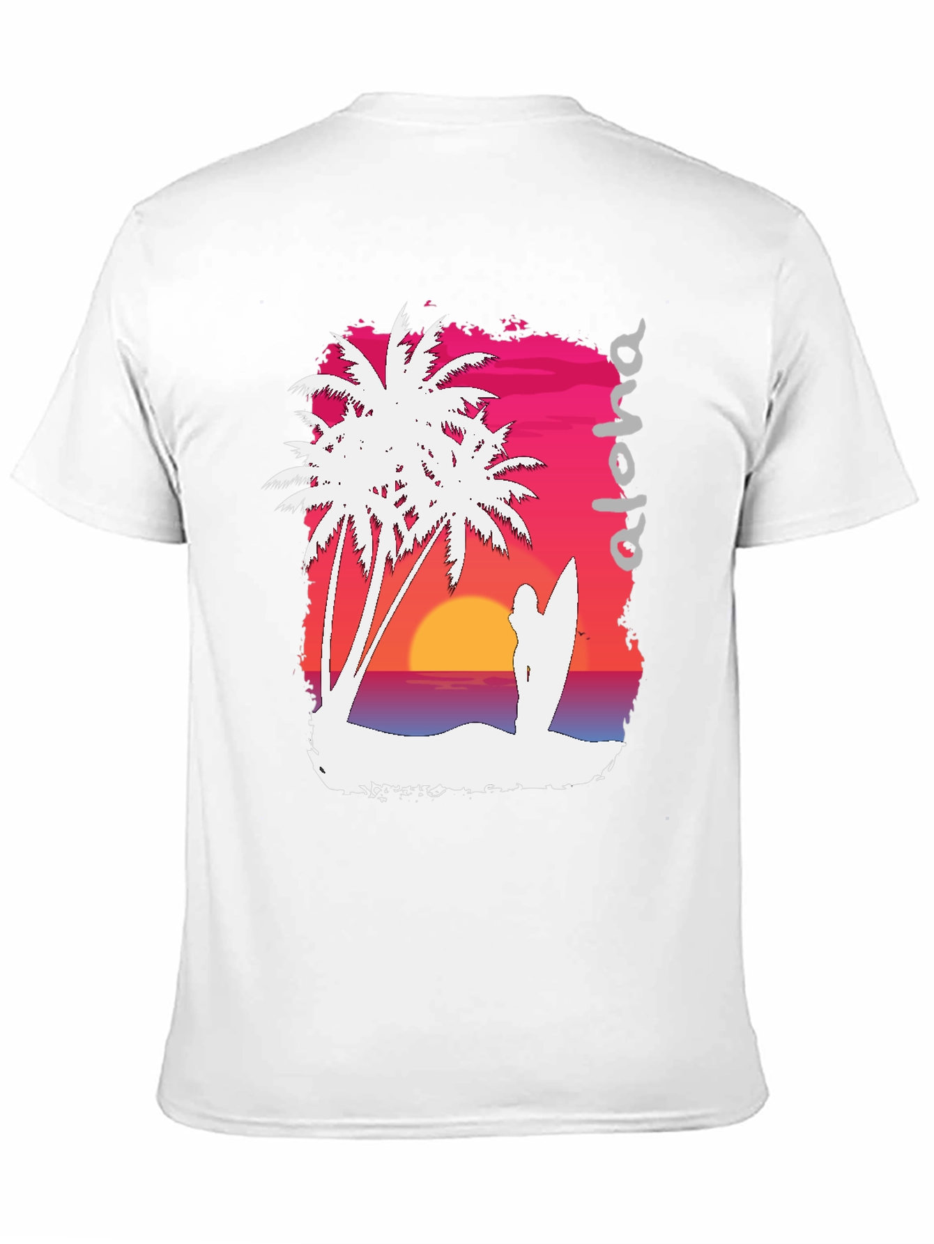 Aloha Sunset Graphic Tee - Tropical Vibe