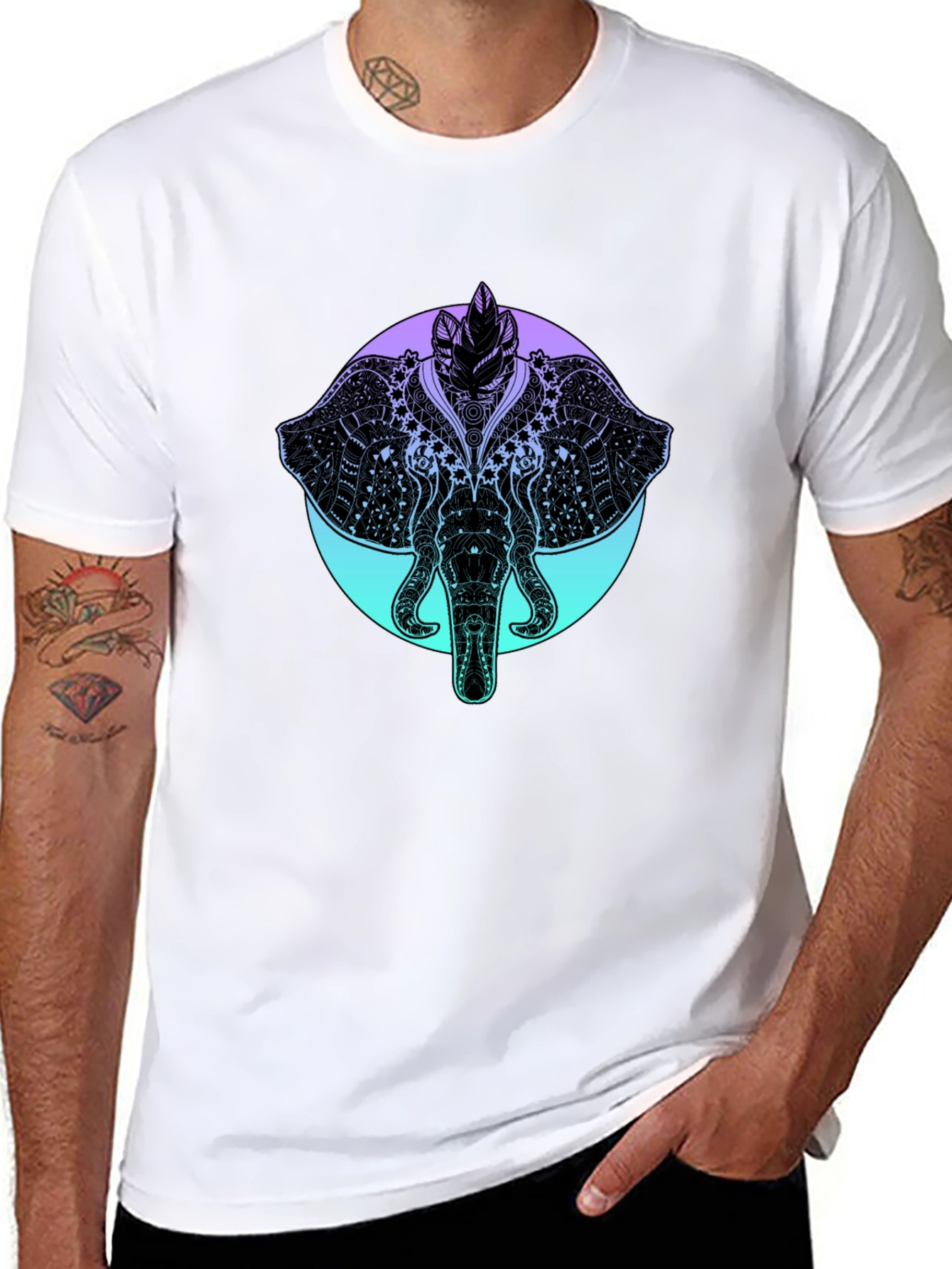 Elephant Graphic Tee: Cool Unique Design