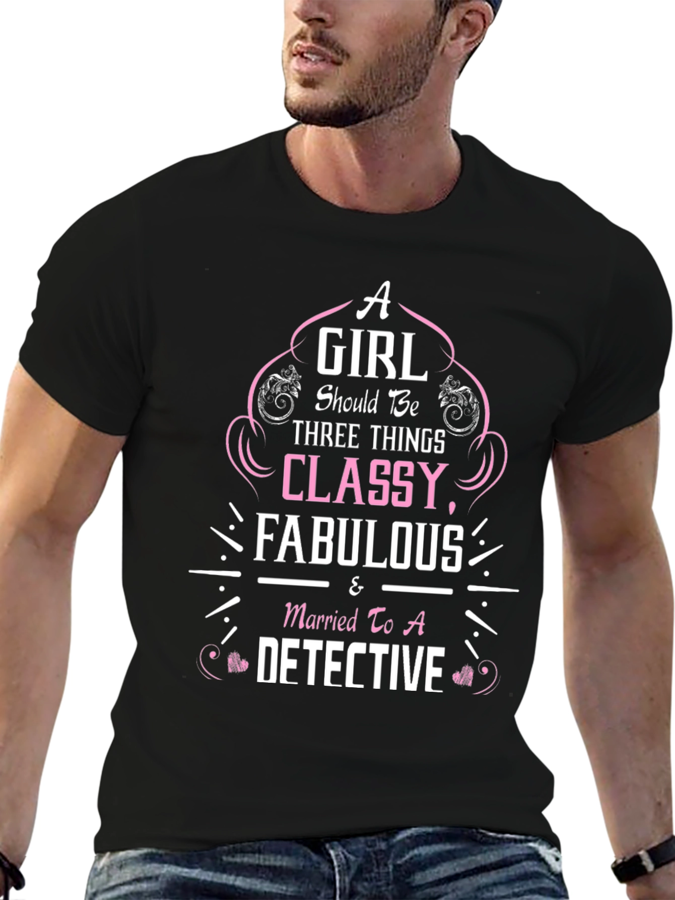 Classy Detective Wife T-Shirt