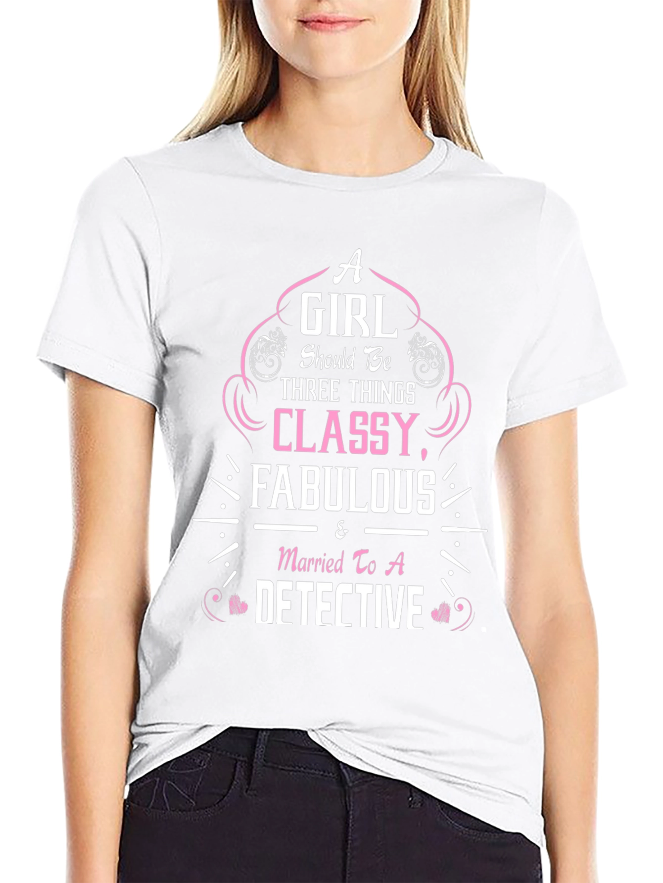 Classy Detective Wife T-Shirt