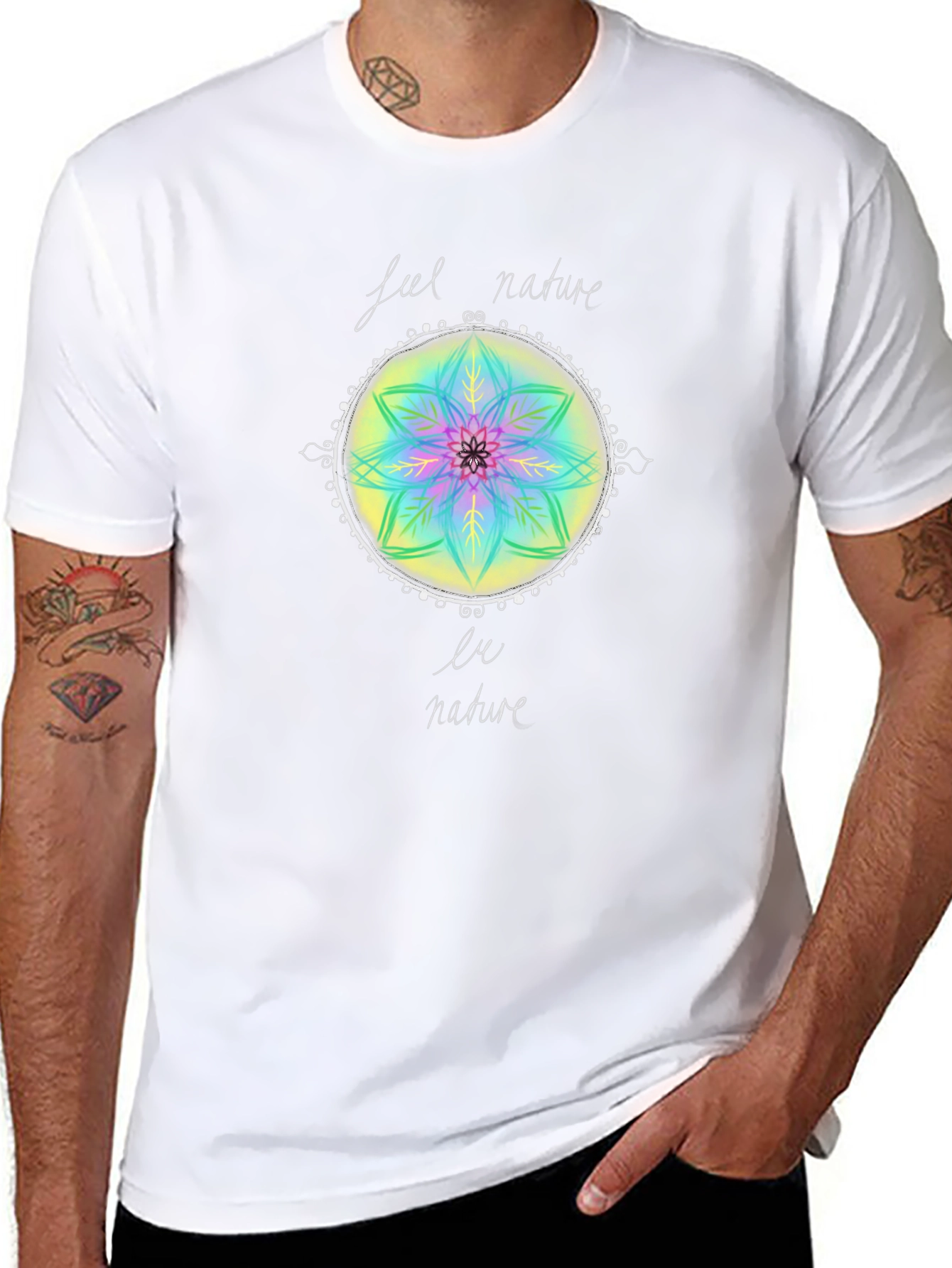 Nature Mandala T-Shirt - Feel & Be Nature