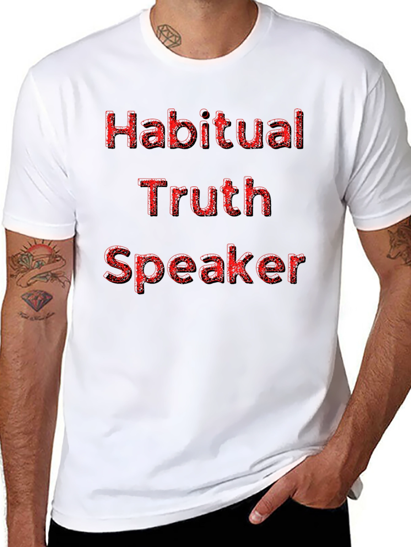 Habitual Truth Speaker Graphic Tee