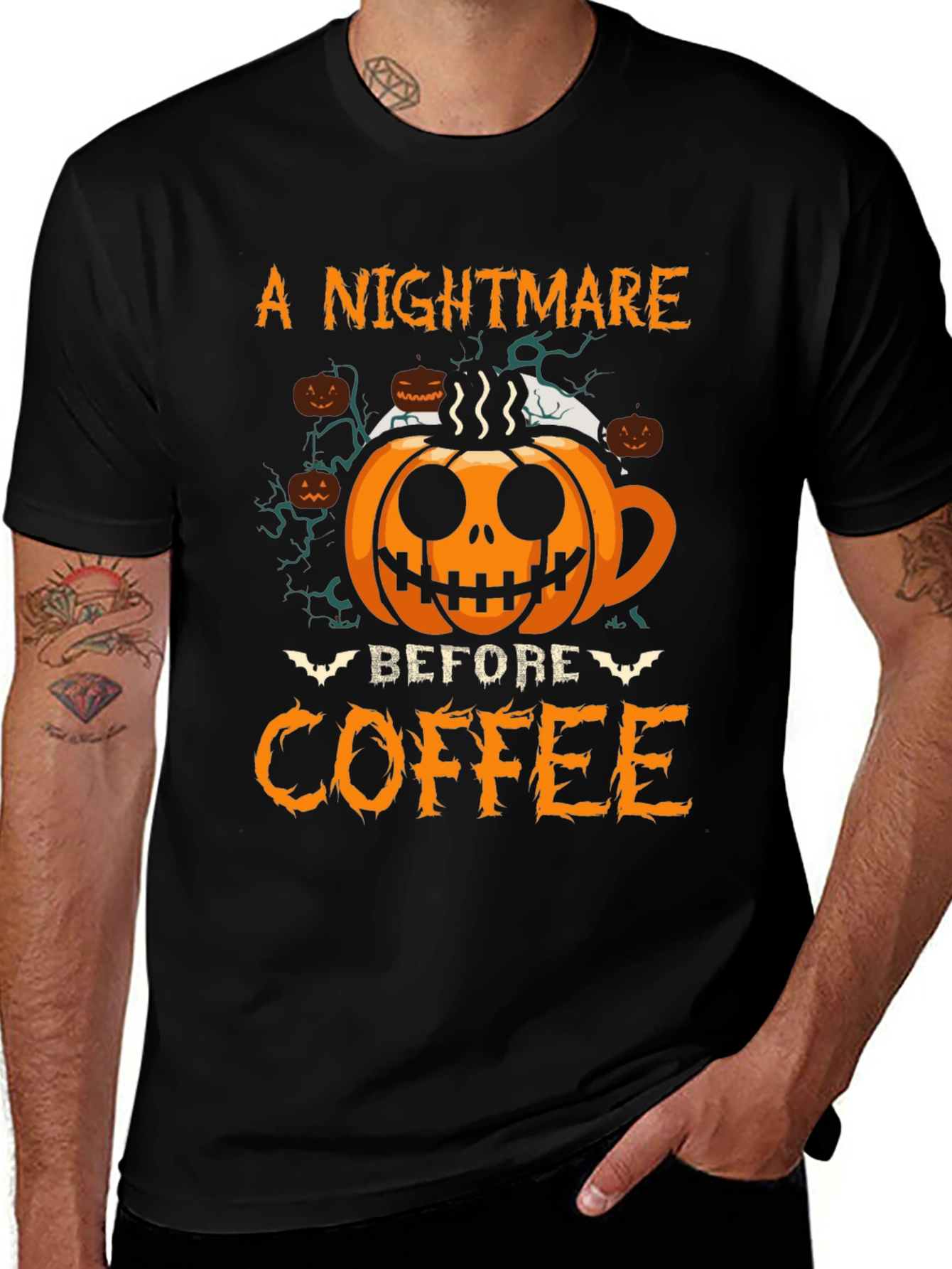 Nightmare Before Coffee Halloween T-Shirt