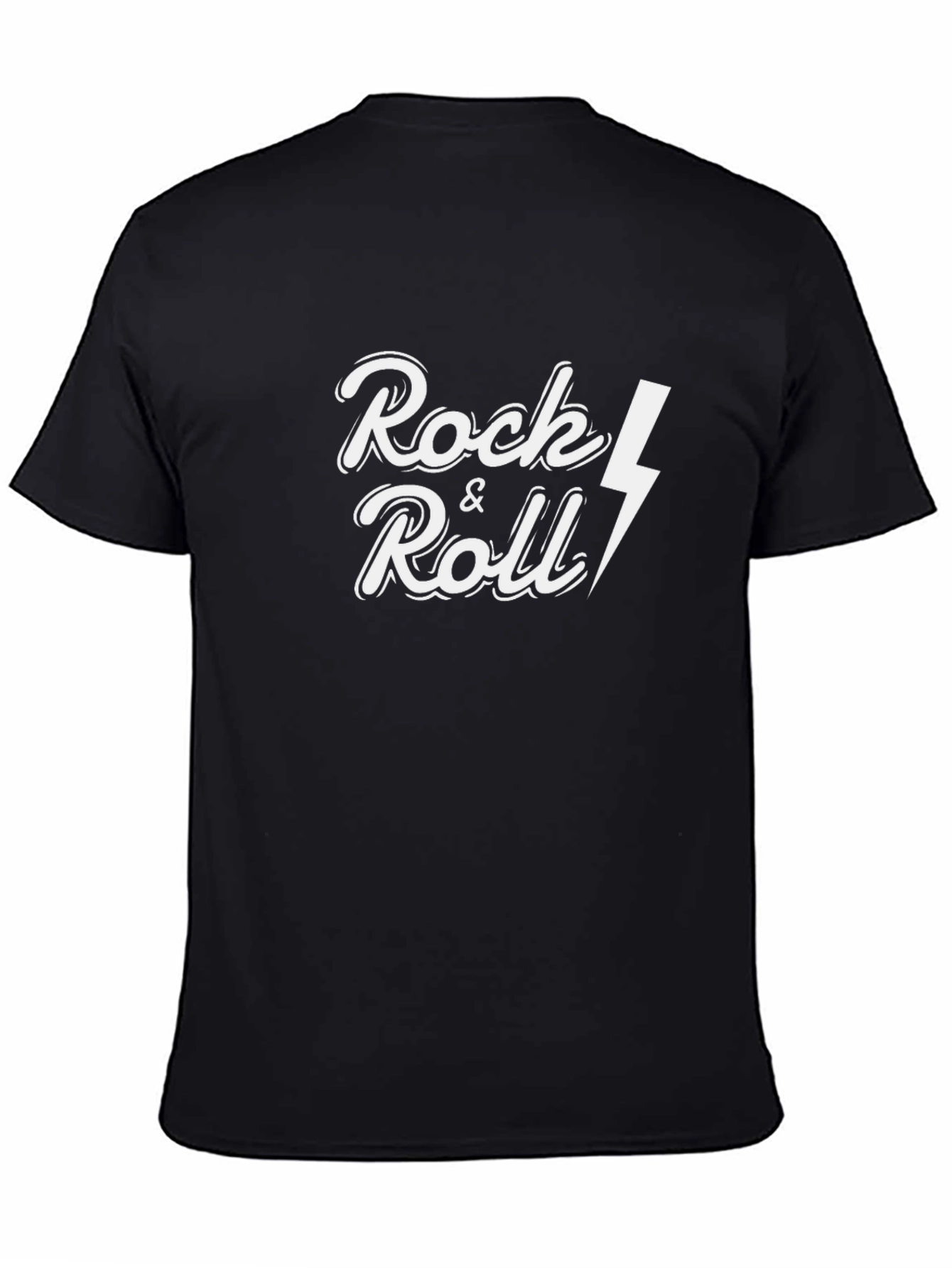 Rock & Roll Graphic Black T-Shirt