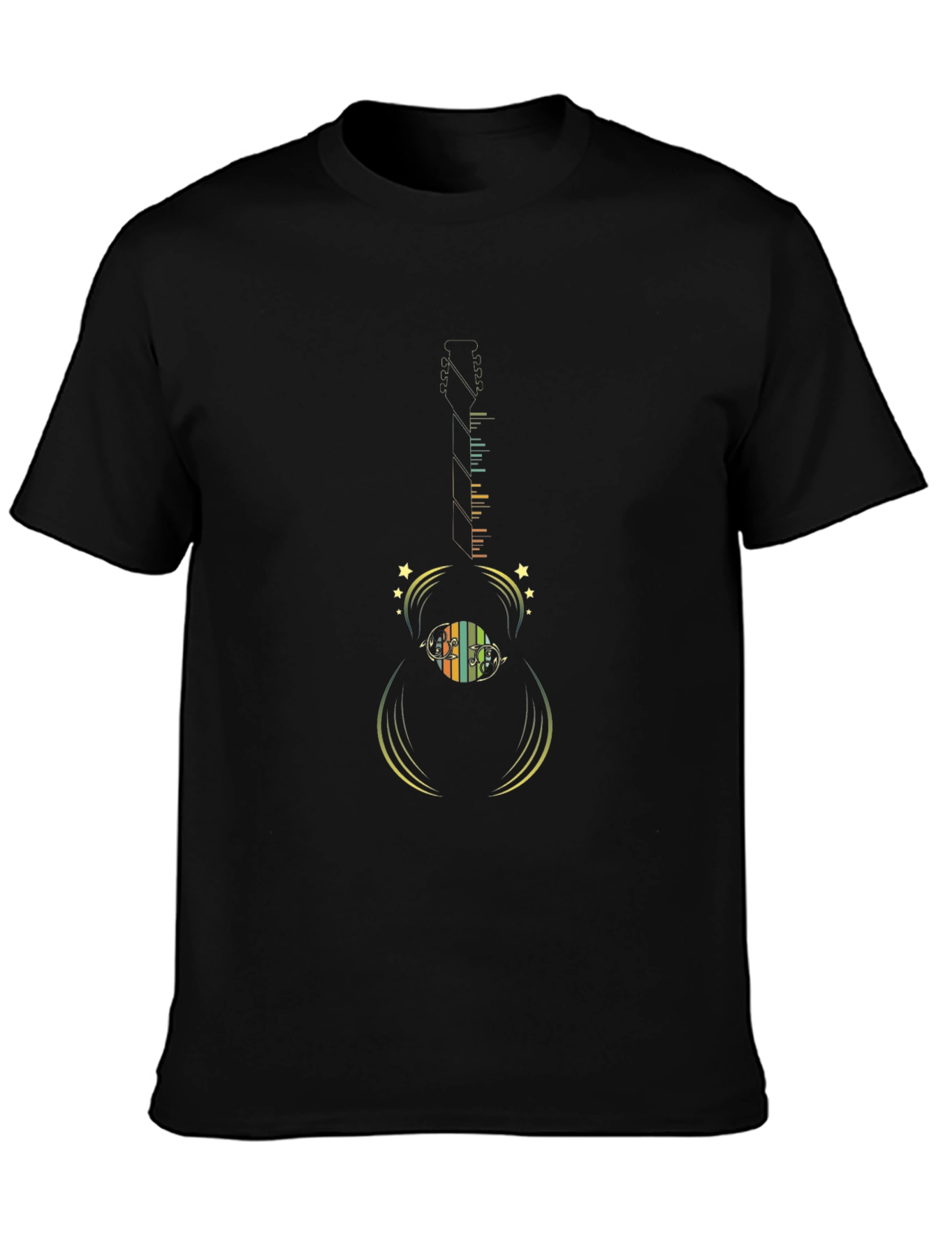 Retro Guitar Record Player T-Shirt