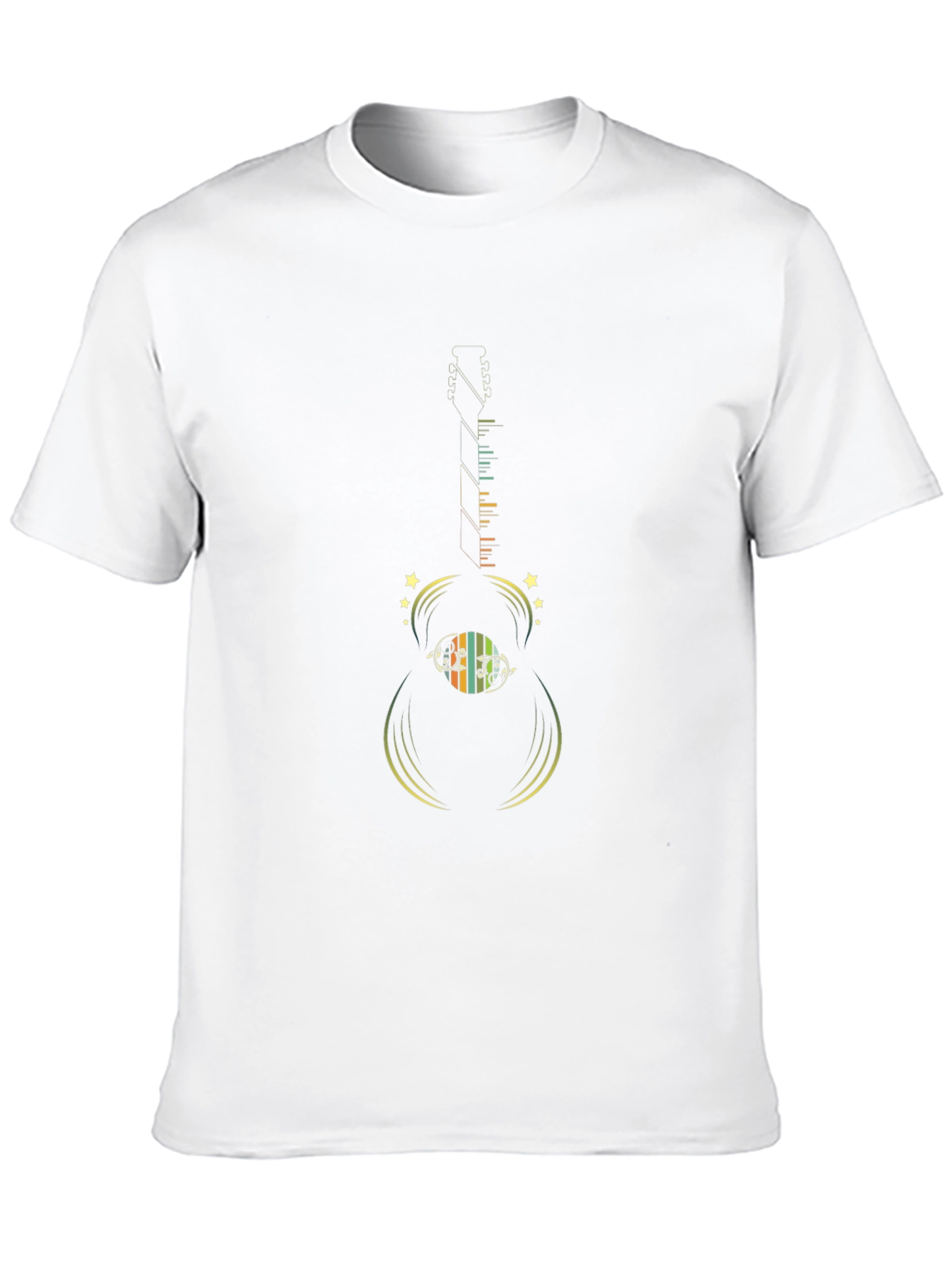 Retro Guitar Record Player T-Shirt