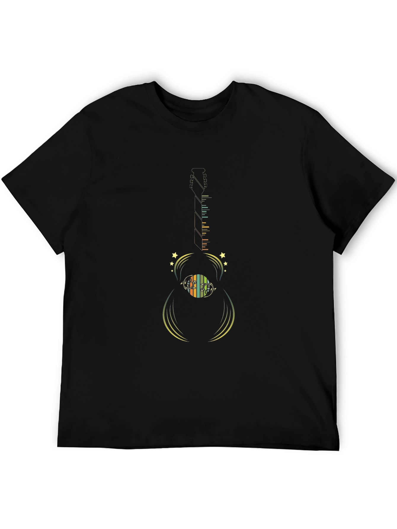 Retro Guitar Record Player T-Shirt
