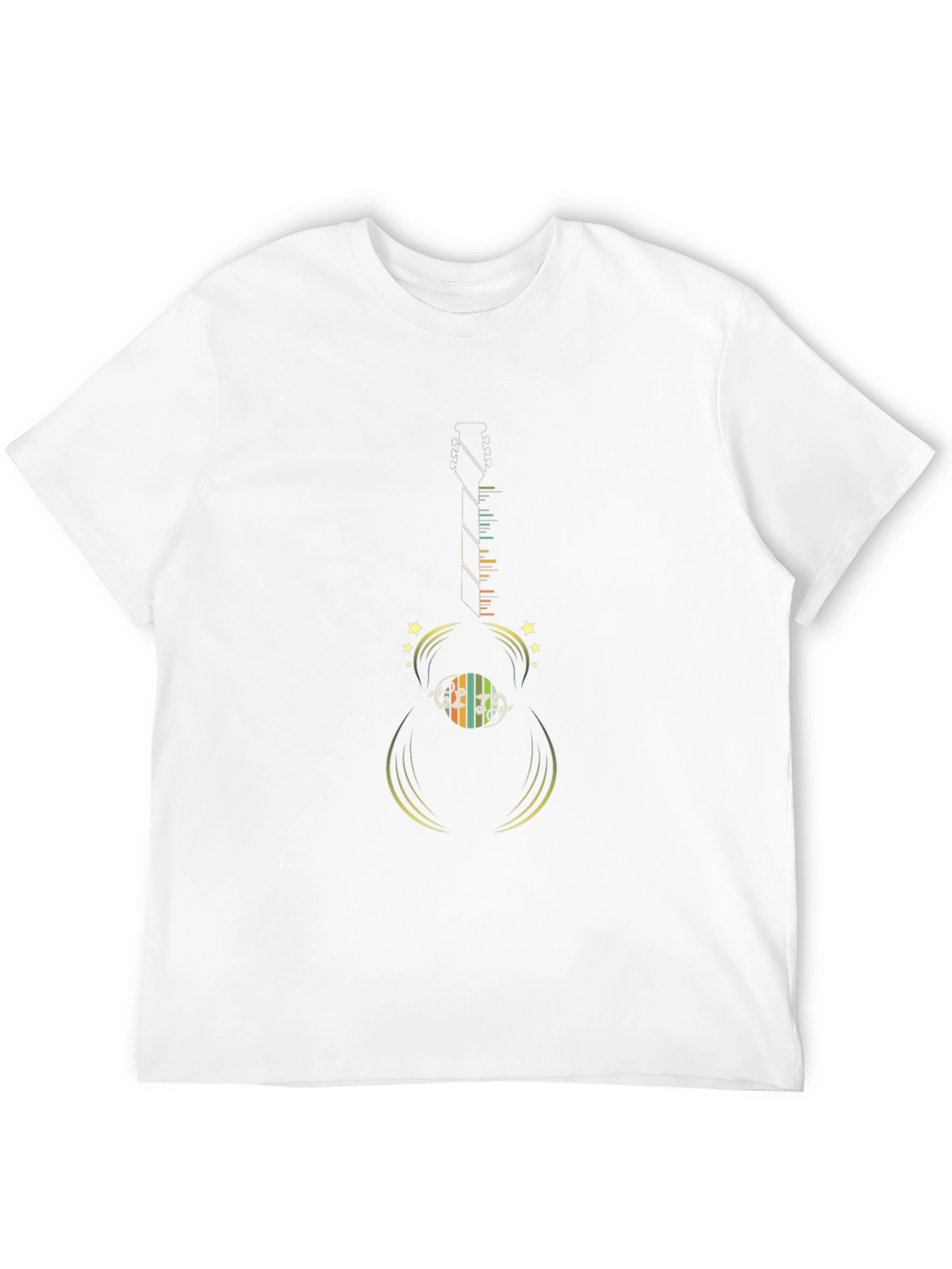 Retro Guitar Record Player T-Shirt