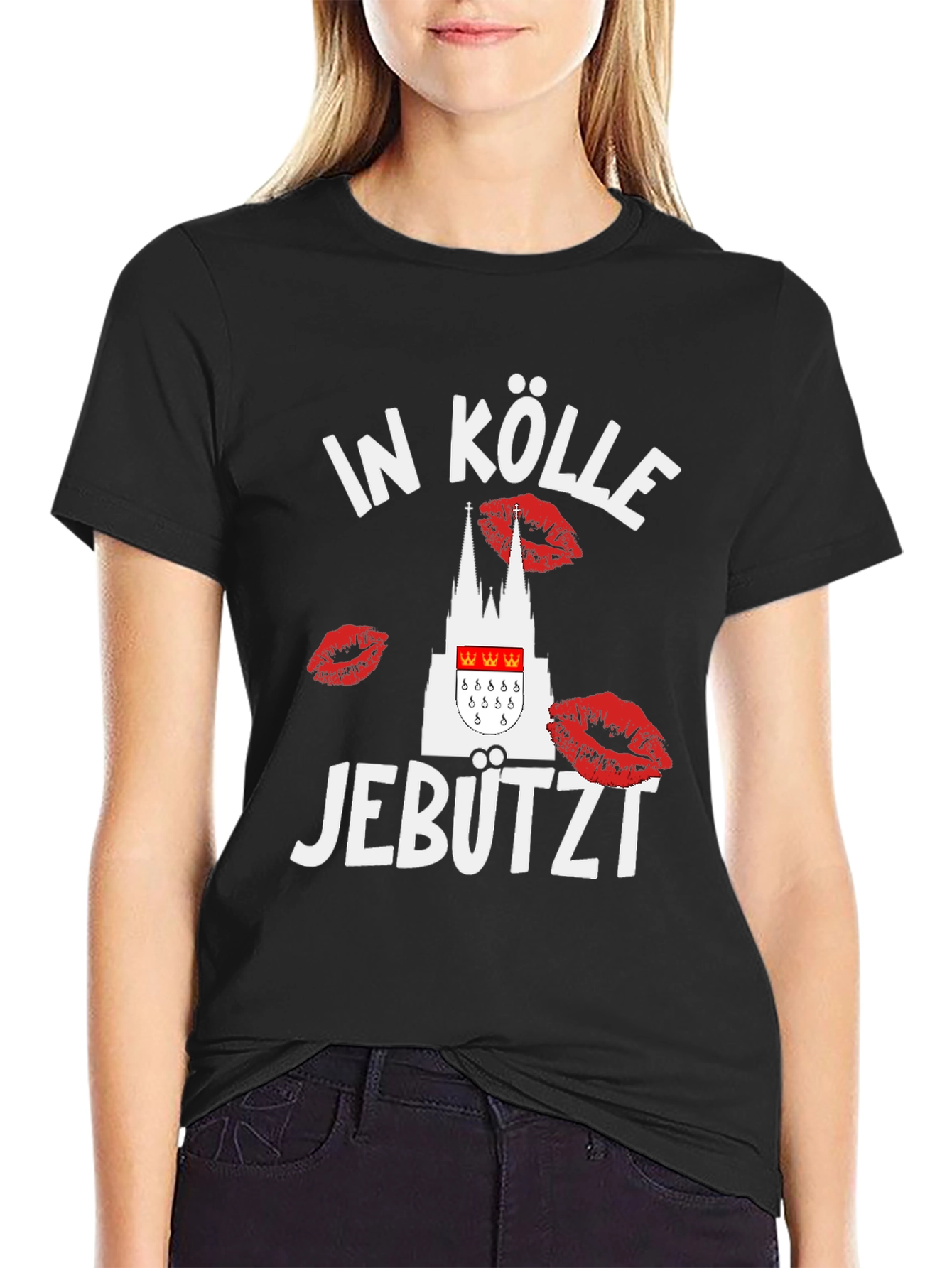 In Kölle Jebützt Kiss Graphic T-Shirt