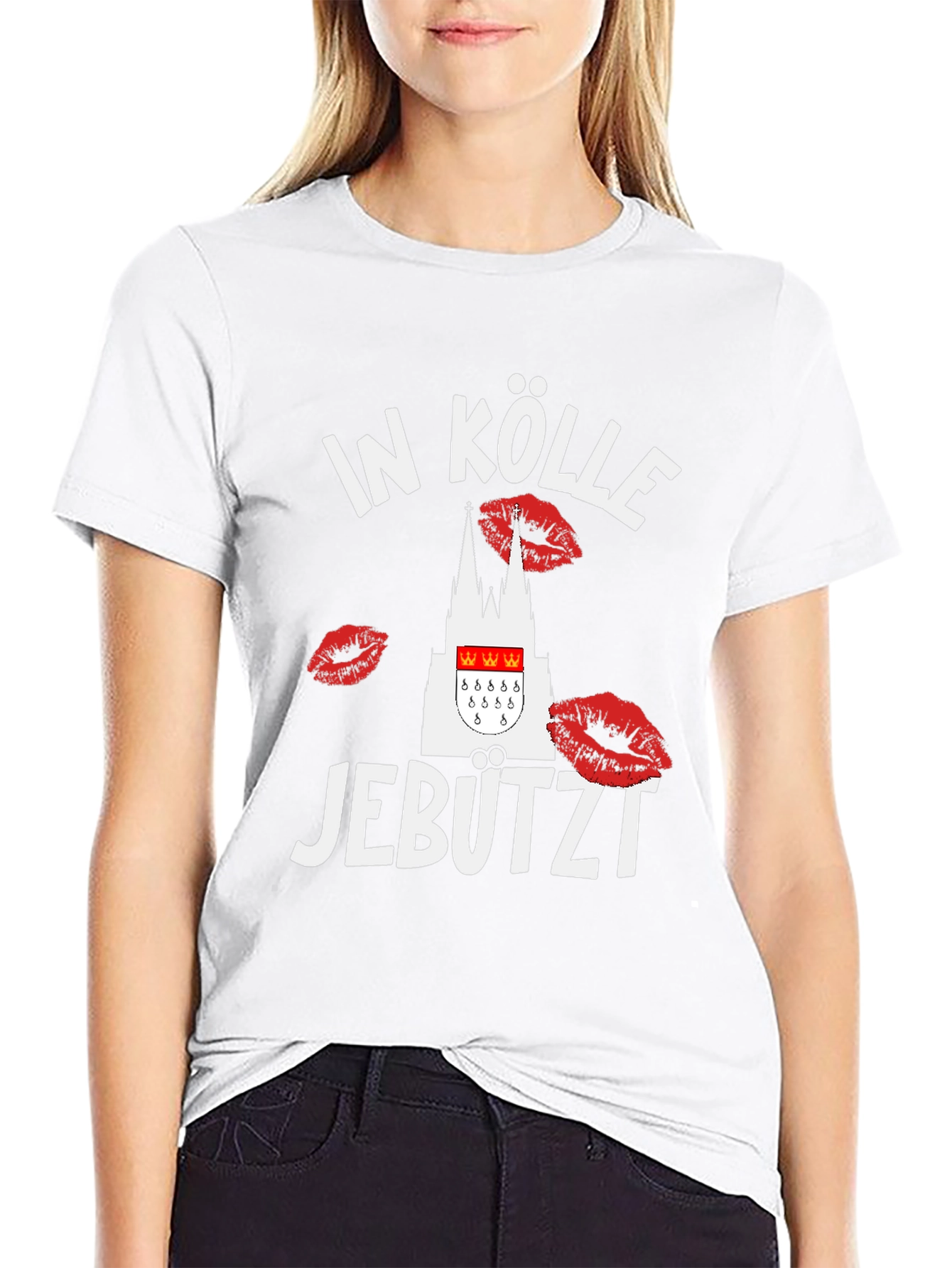 In Kölle Jebützt Kiss Graphic T-Shirt