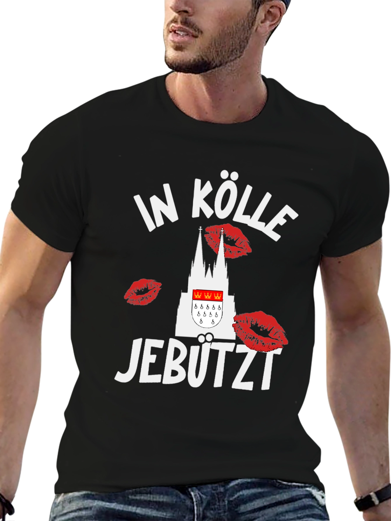 In Kölle Jebützt Kiss Graphic T-Shirt