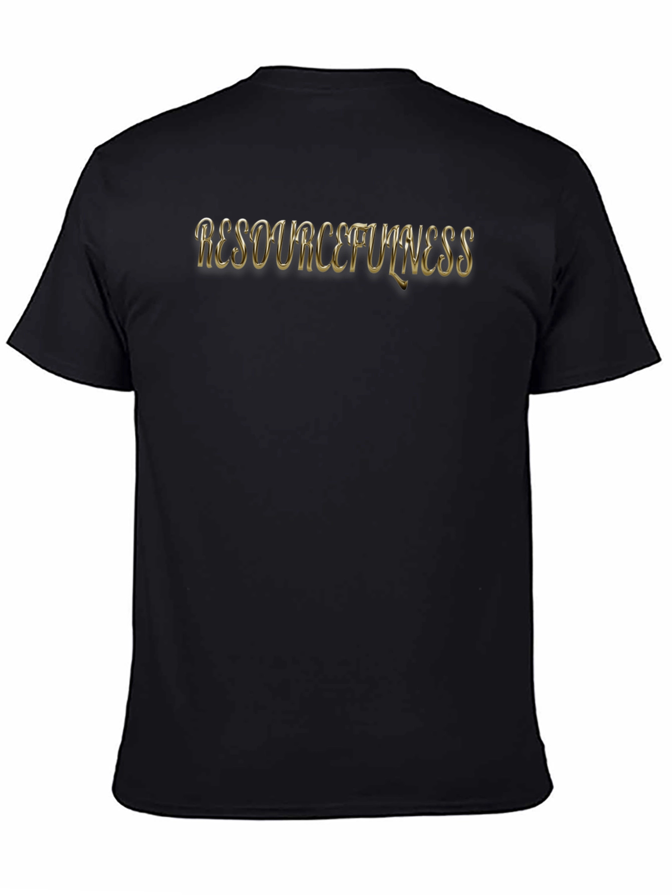 Resourcefulness Black Graphic T-Shirt