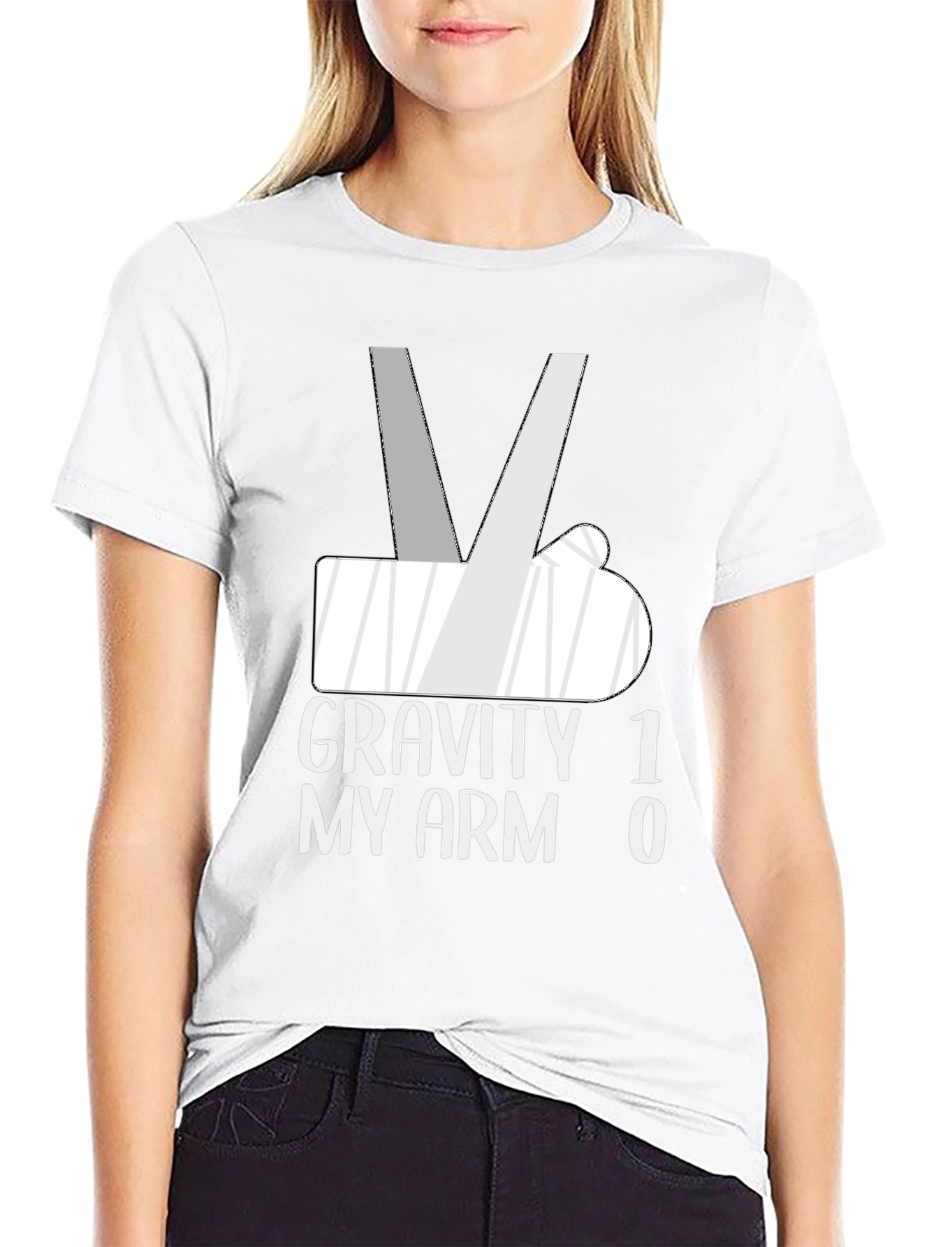Gravity 1 My Arm 0 T-Shirt