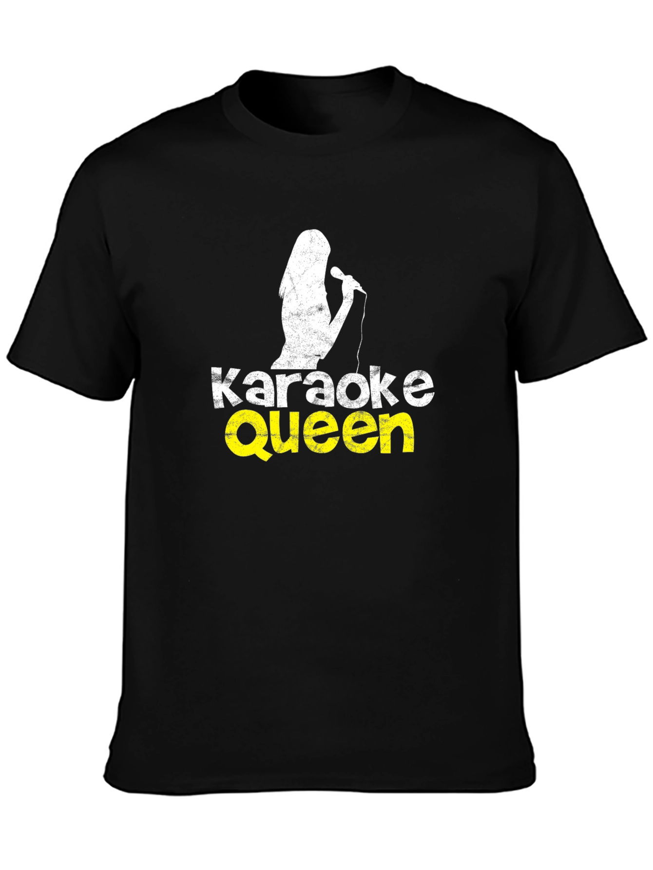 Karaoke Queen Black T-Shirt
