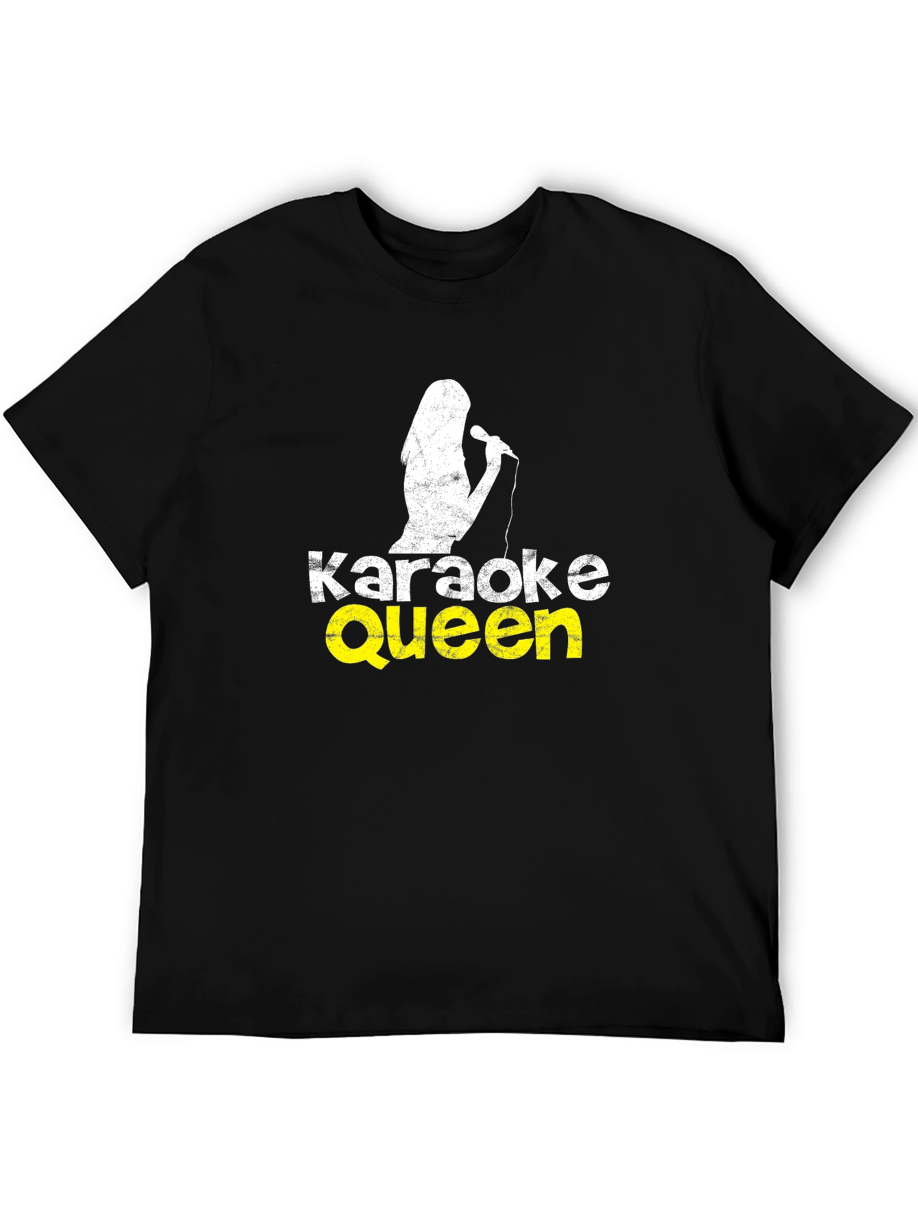 Karaoke Queen Black T-Shirt