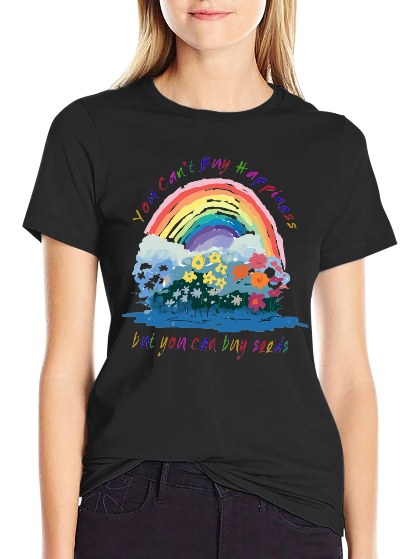Happiness Seeds Graphic T-Shirt