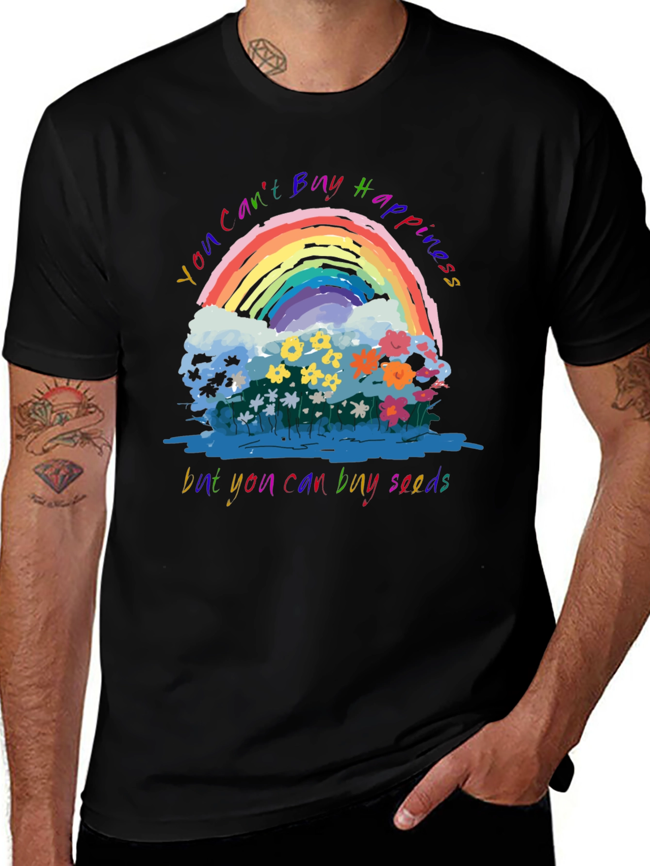 Happiness Seeds Graphic T-Shirt