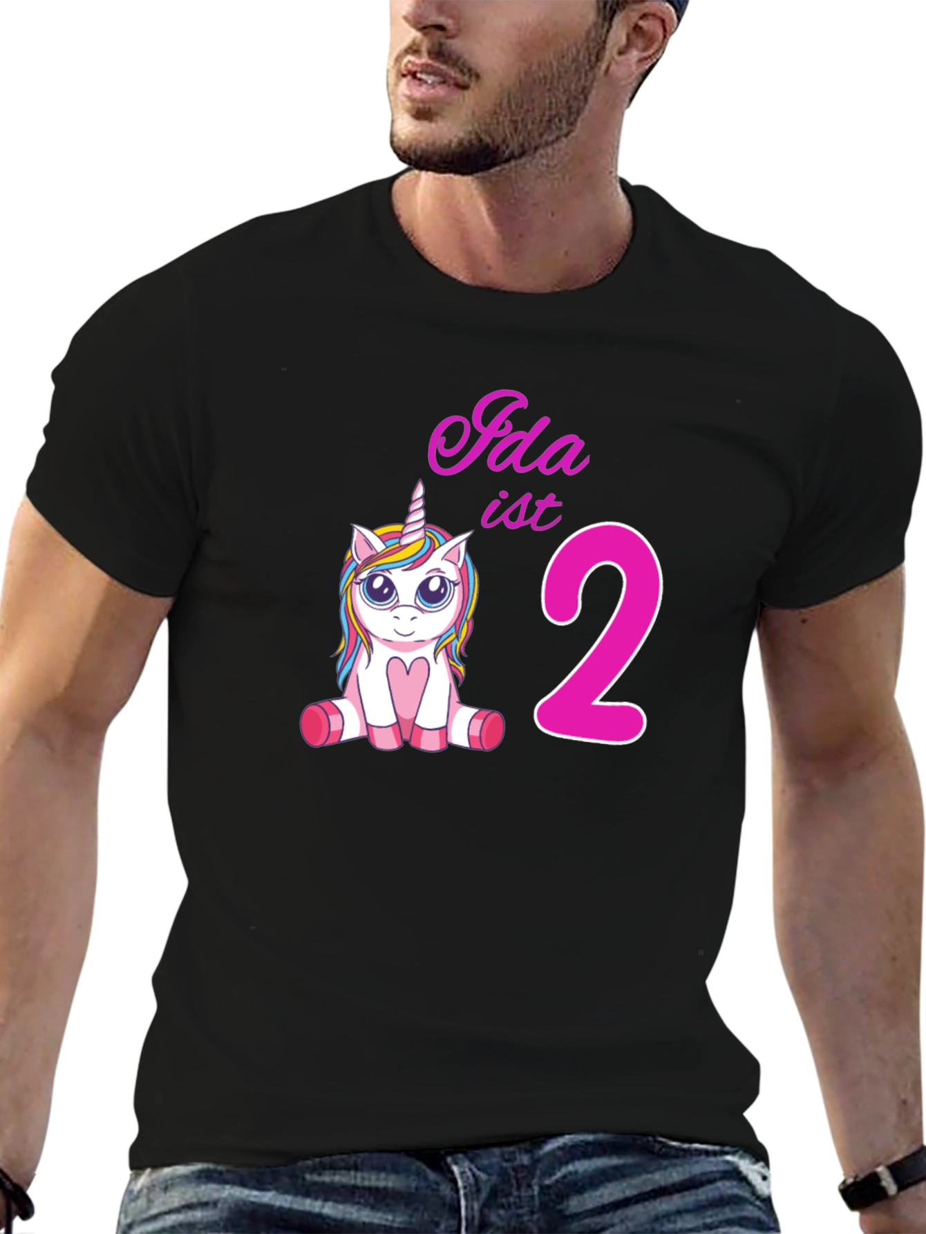 Idas 2nd Birthday Unicorn T-Shirt