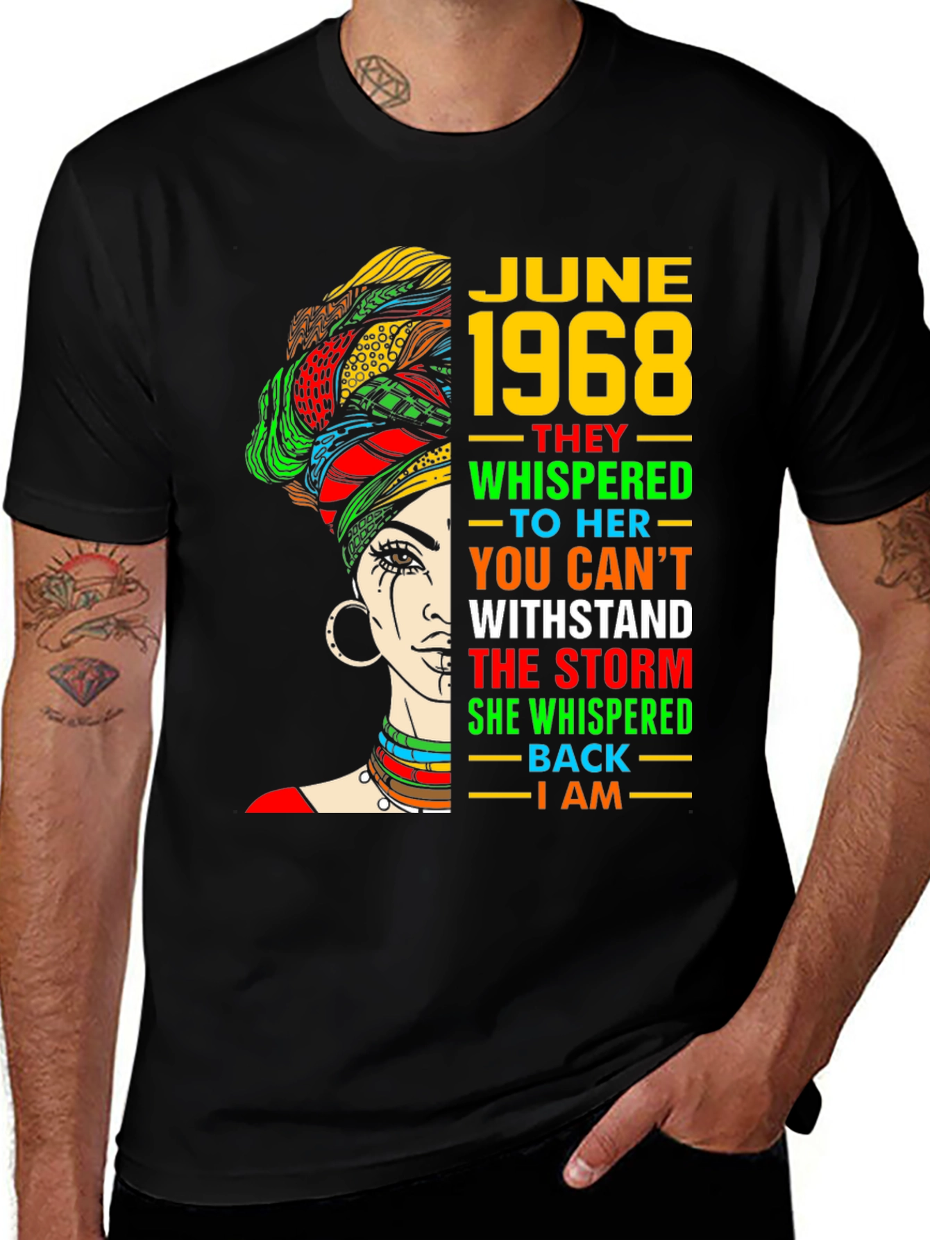 June 1968 Black Woman T-Shirt