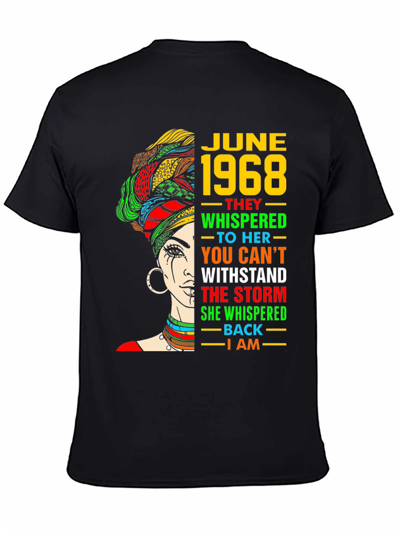 June 1968 Black Woman T-Shirt