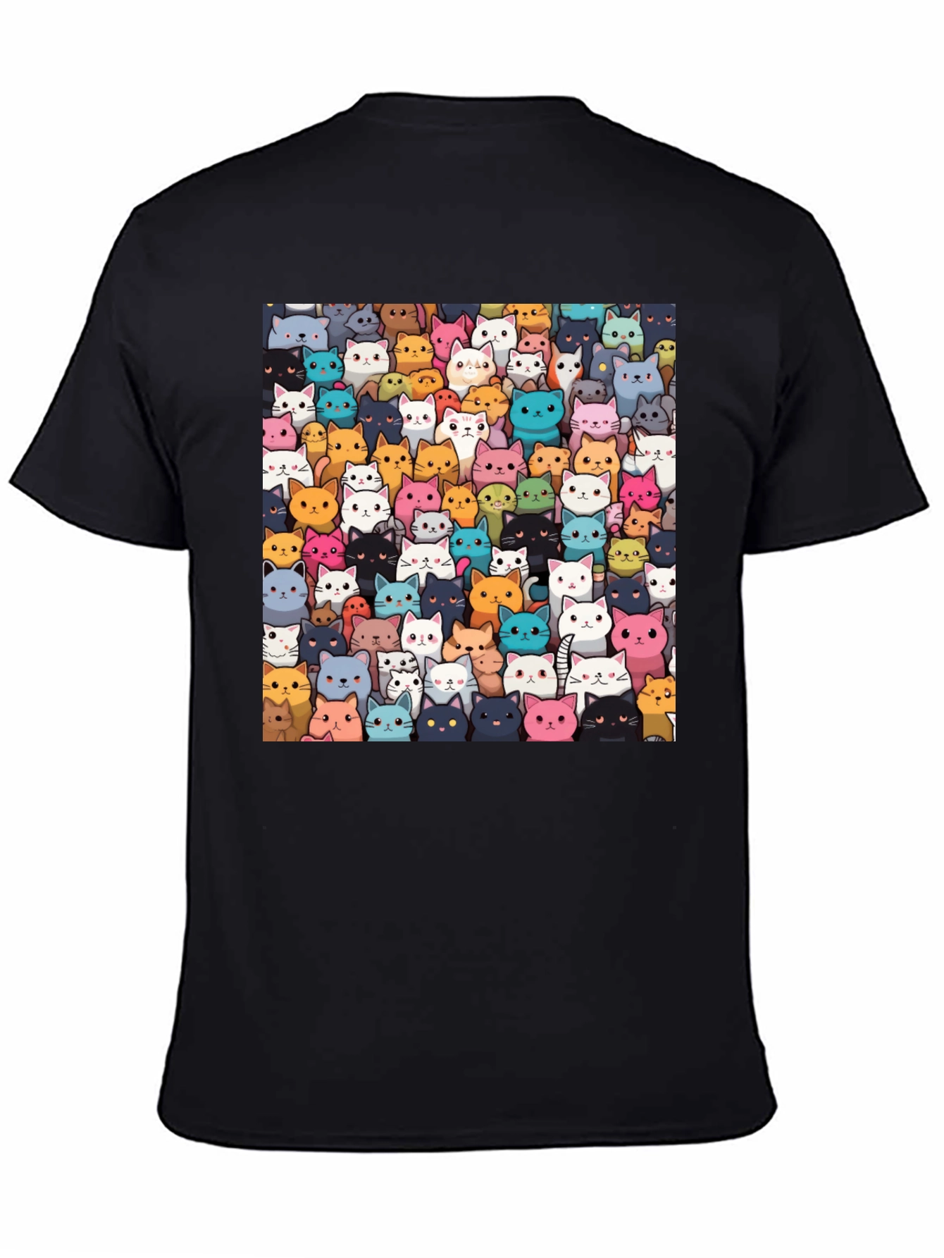Cartoon Cats T-Shirt - Fun Graphic Tee
