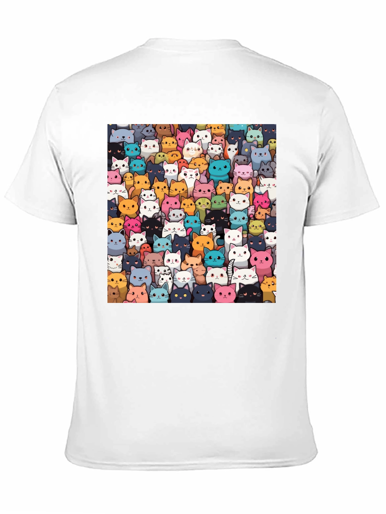 Cartoon Cats T-Shirt - Fun Graphic Tee