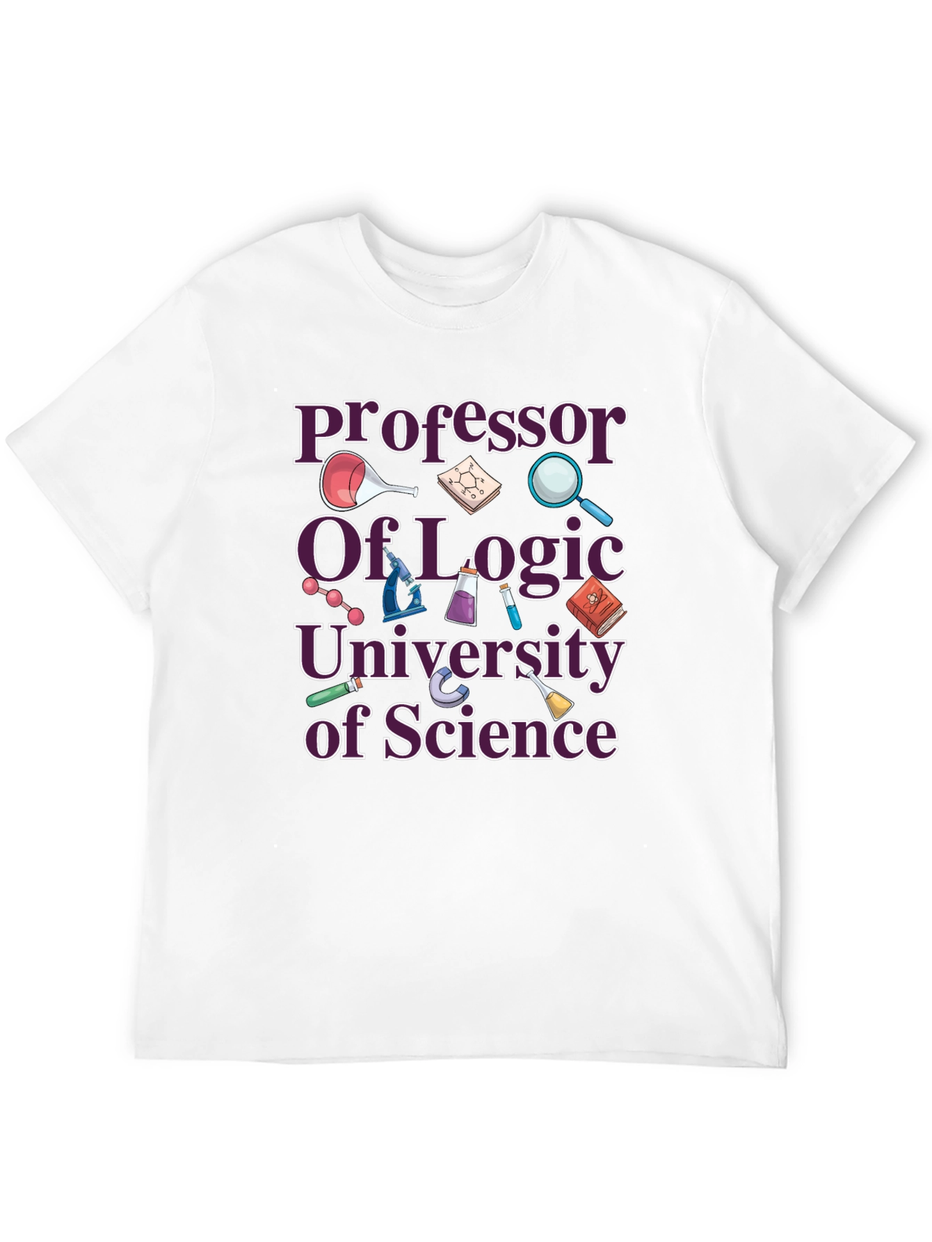 Professor of Logic Science T-Shirt - Black