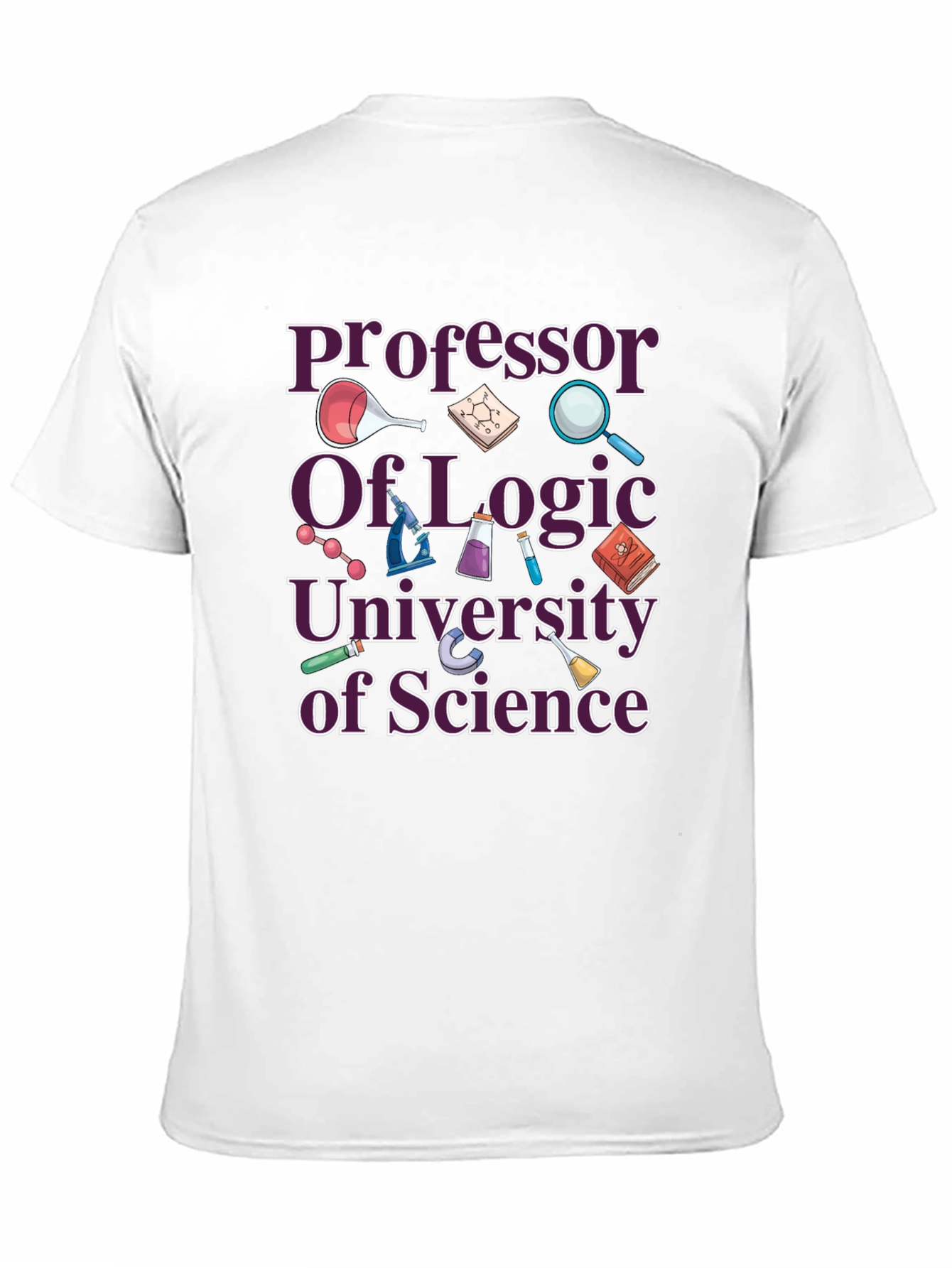 Professor of Logic Science T-Shirt - Black