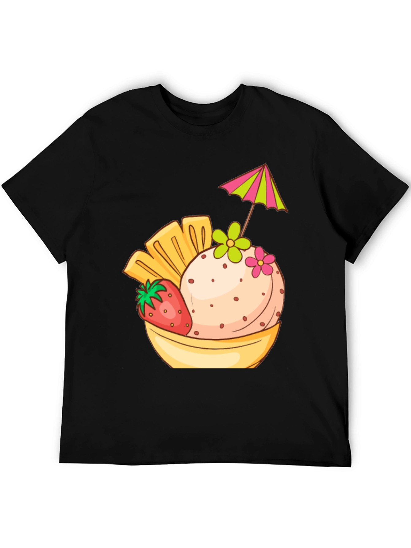 Tropical Fruit Ice Cream T-Shirt - Summer Vibes!