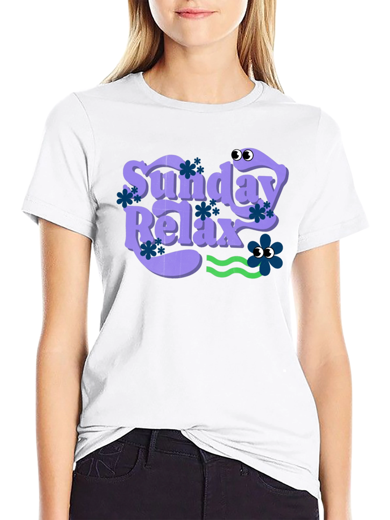 Sunday Relax Graphic Tee - Casual Comfort