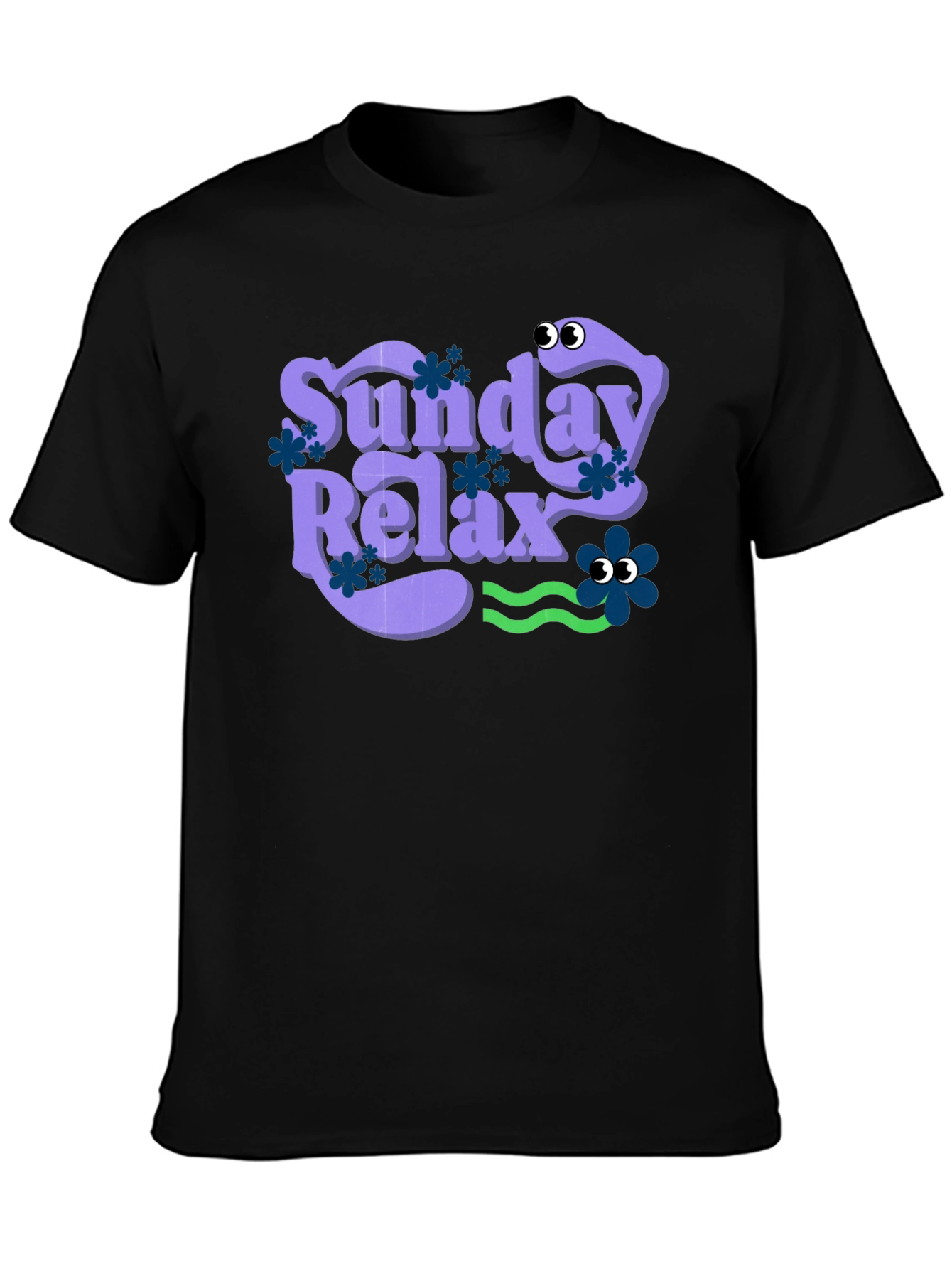 Sunday Relax Graphic Tee - Casual Comfort