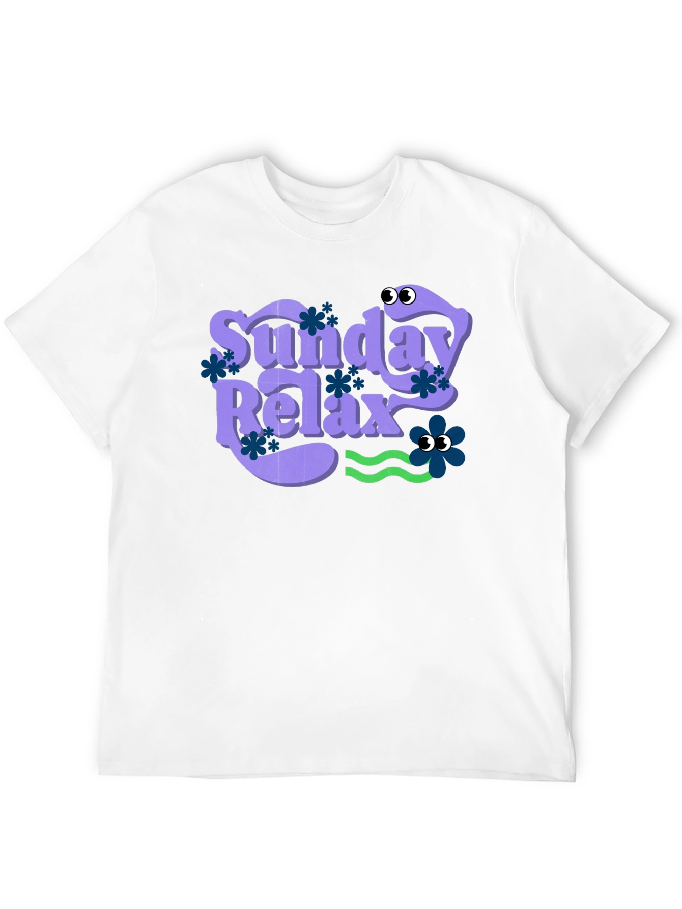 Sunday Relax Graphic Tee - Casual Comfort
