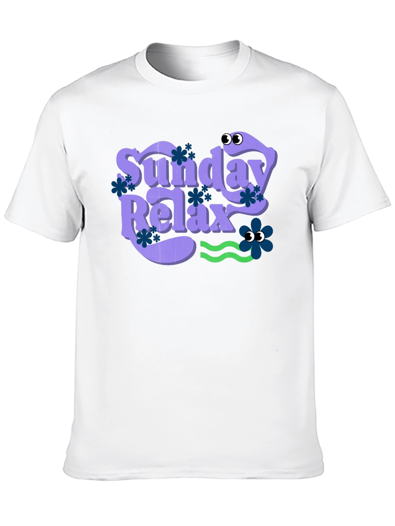 Sunday Relax Graphic Tee - Casual Comfort