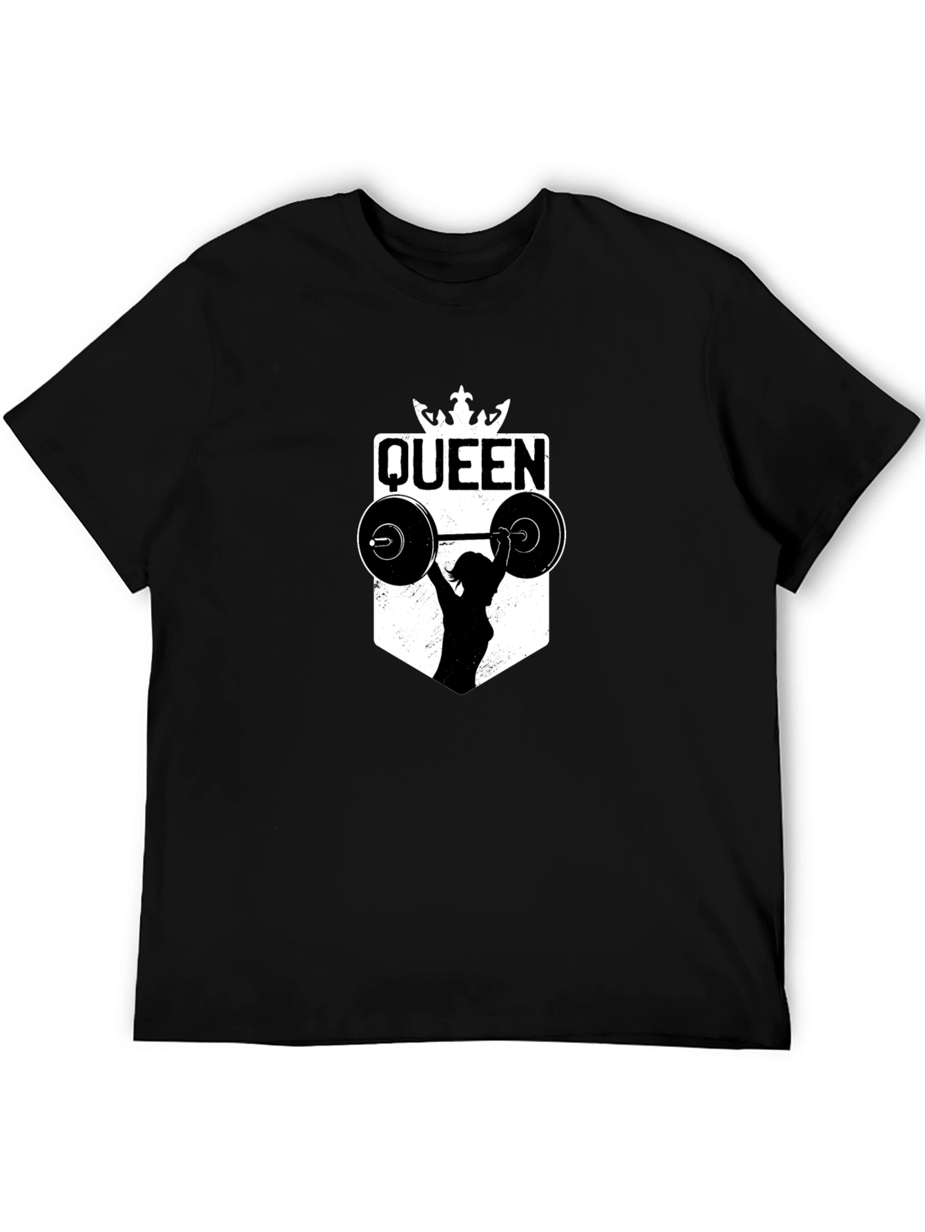 Weightlifting Queen Black T-Shirt