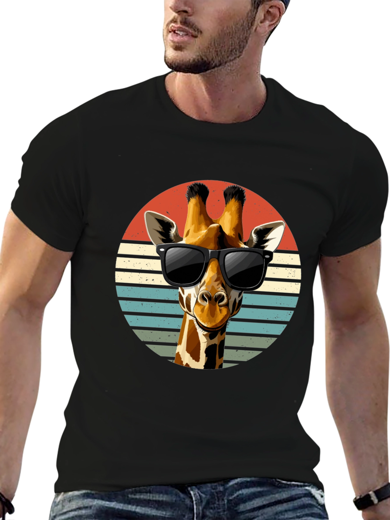 Cool Giraffe Graphic Tee