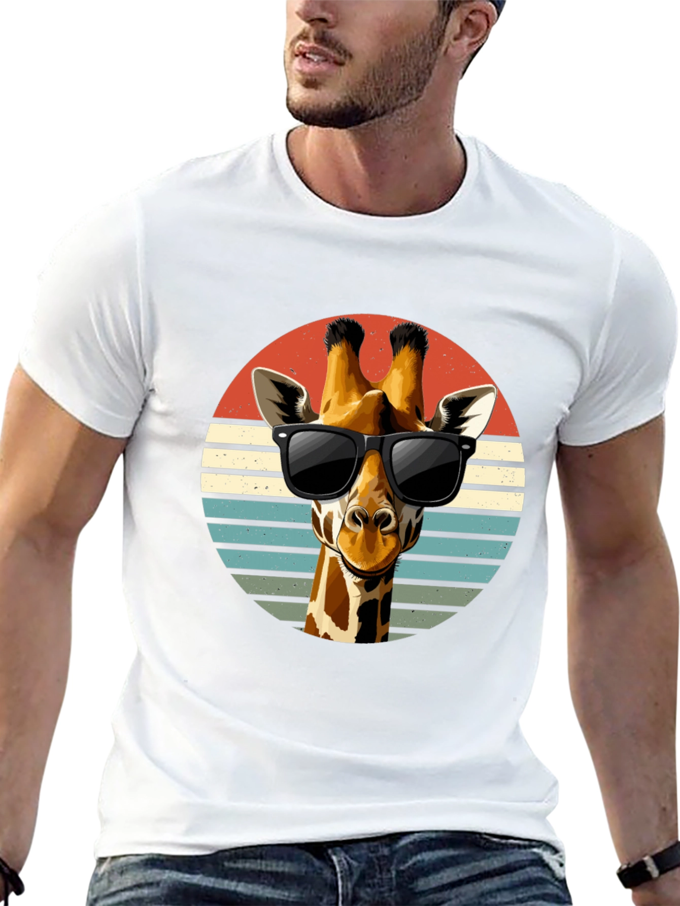 Cool Giraffe Graphic Tee