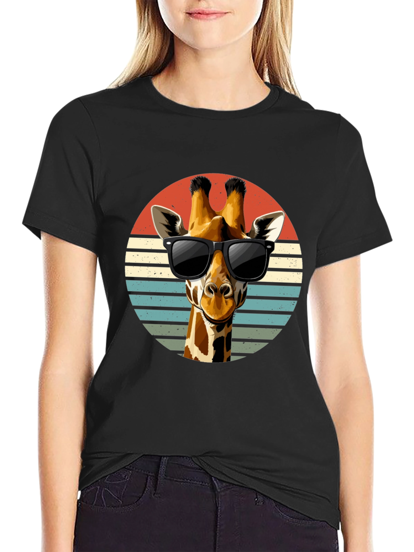 Cool Giraffe Graphic Tee